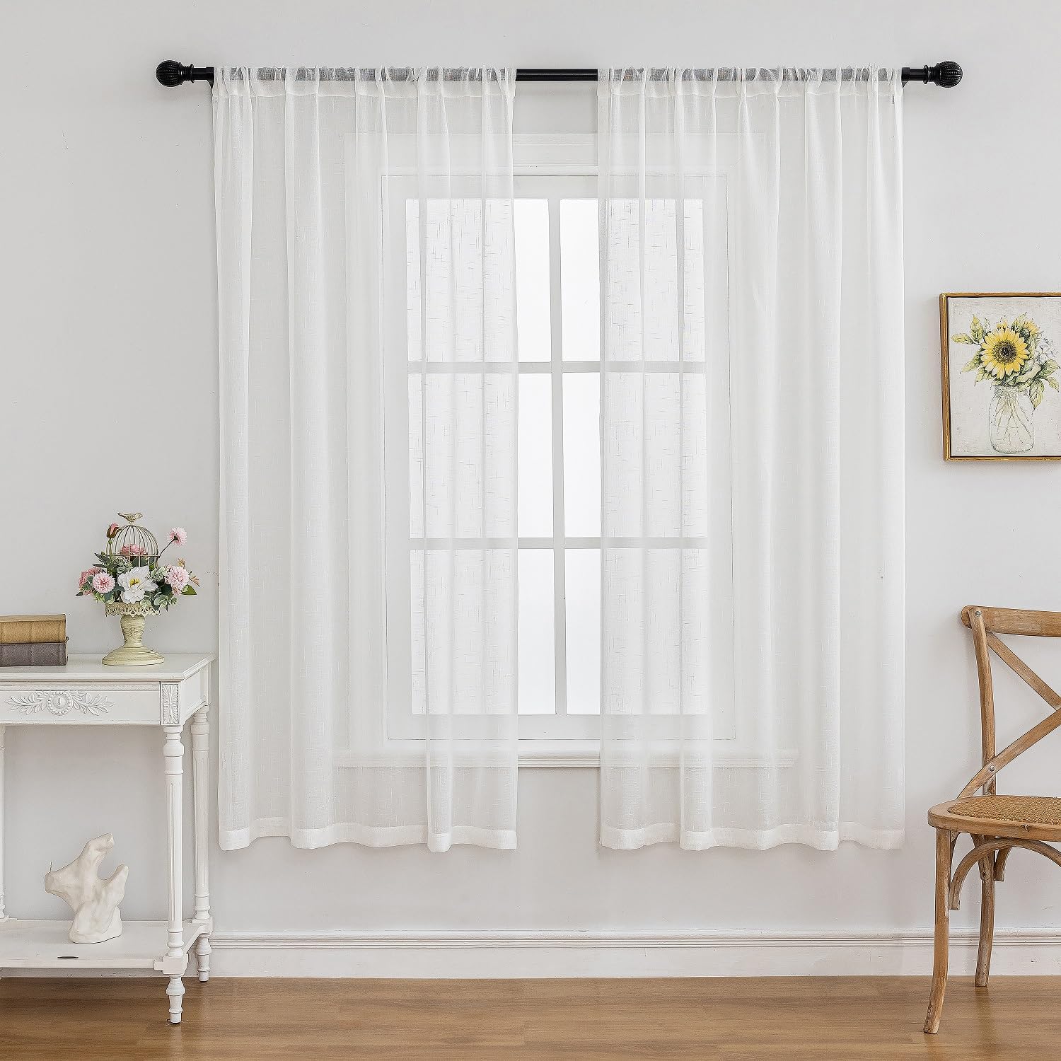 Off White Sheer Curtains