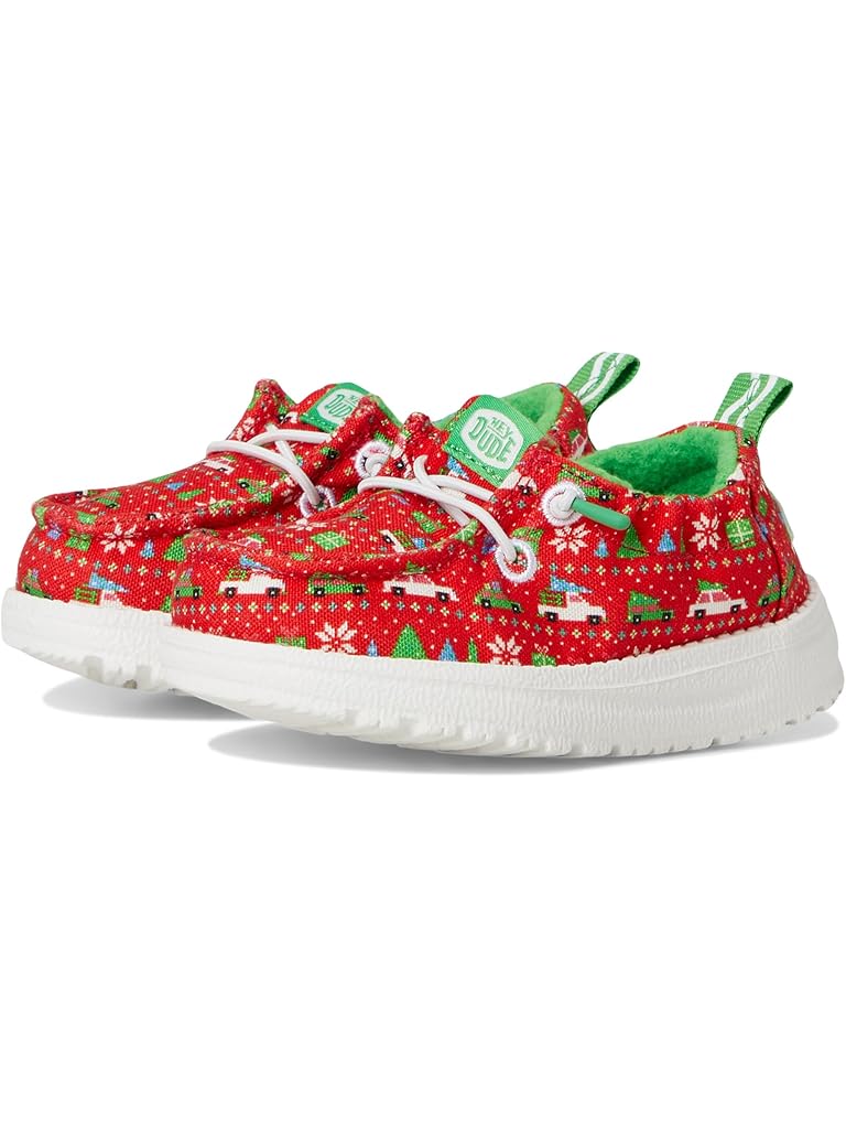 Red Hey Dude Lildude Holiday Sweater (Infant/Toddler)