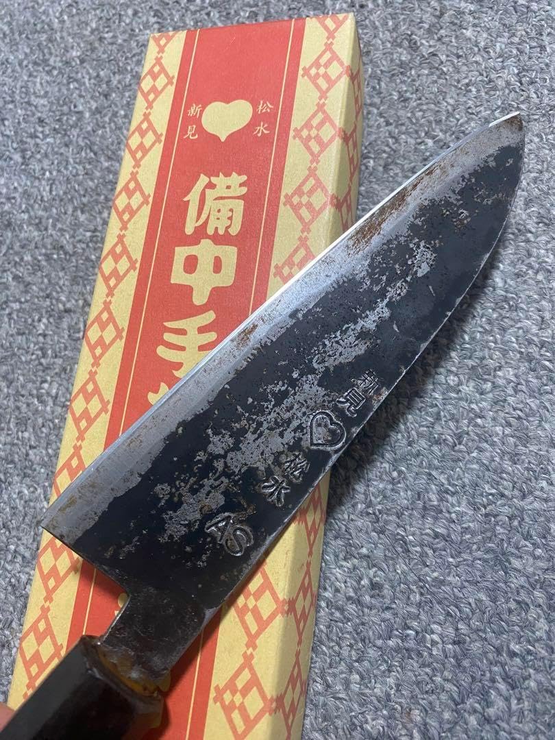 備中手打ち鍛冶 青紙スーパー鋼 三徳包丁 - WWW.FORDALTAMURA.IT