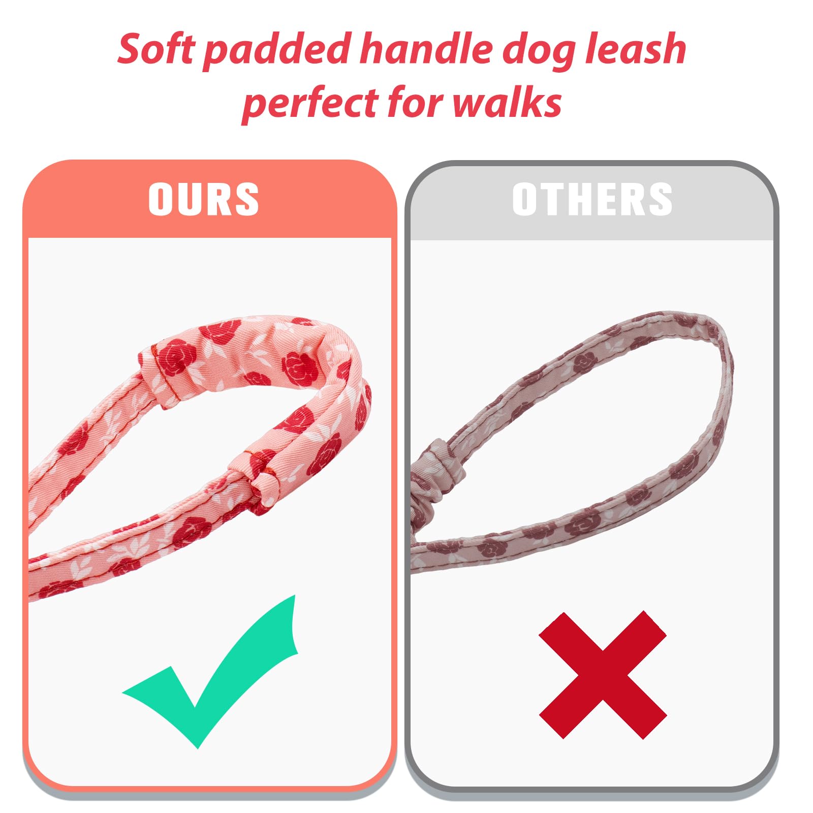 Dote on Dog Collar and Lead Set including Bow Tie, Girl Dog Collar with Detachable Flower with Strong Gold Buckle - Image 4