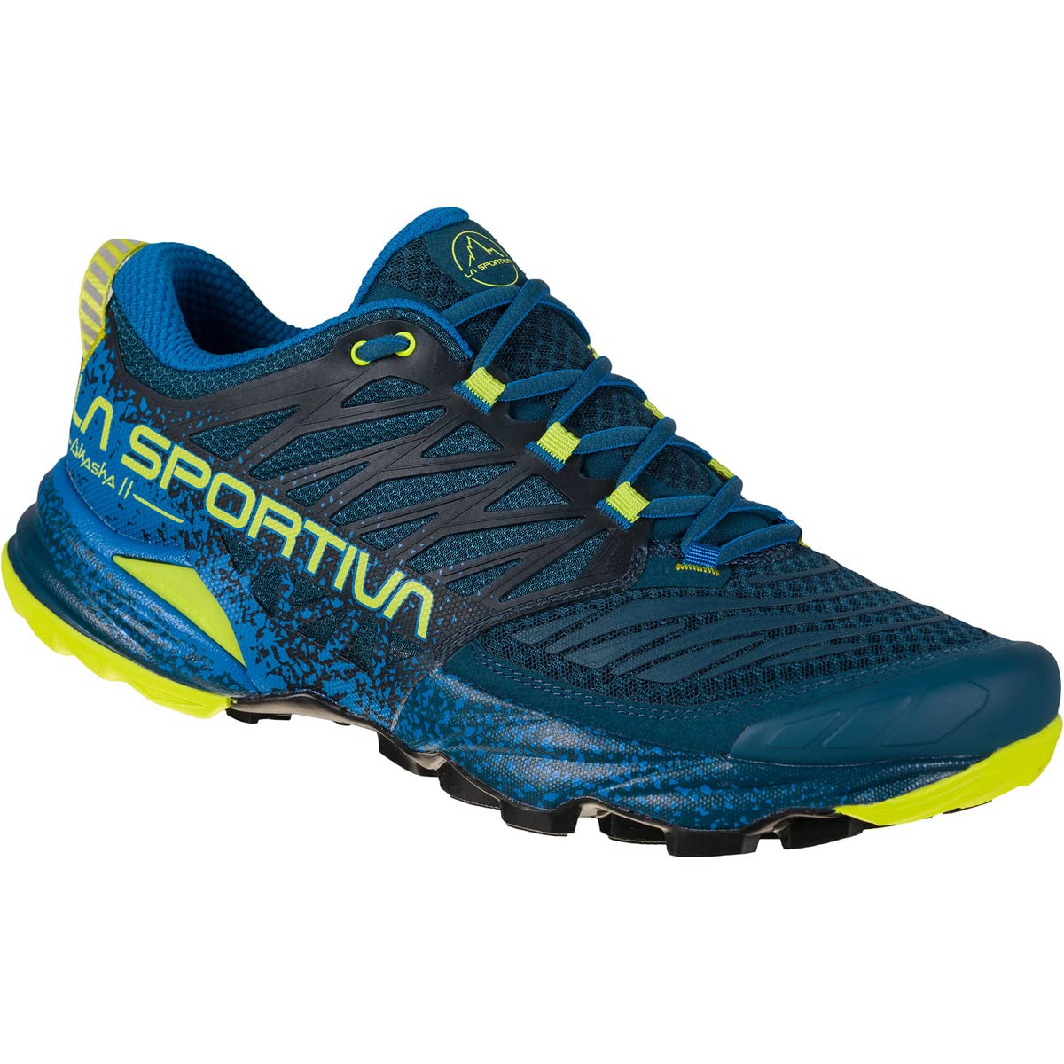 La Sportiva Akasha II Storm Blue/Lime Punch Zapatillas de Trail runningHombre