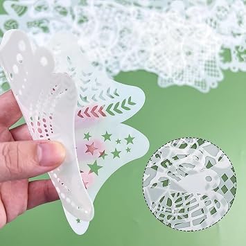 16 Pcs Face Painting Stencil 20x20cm
