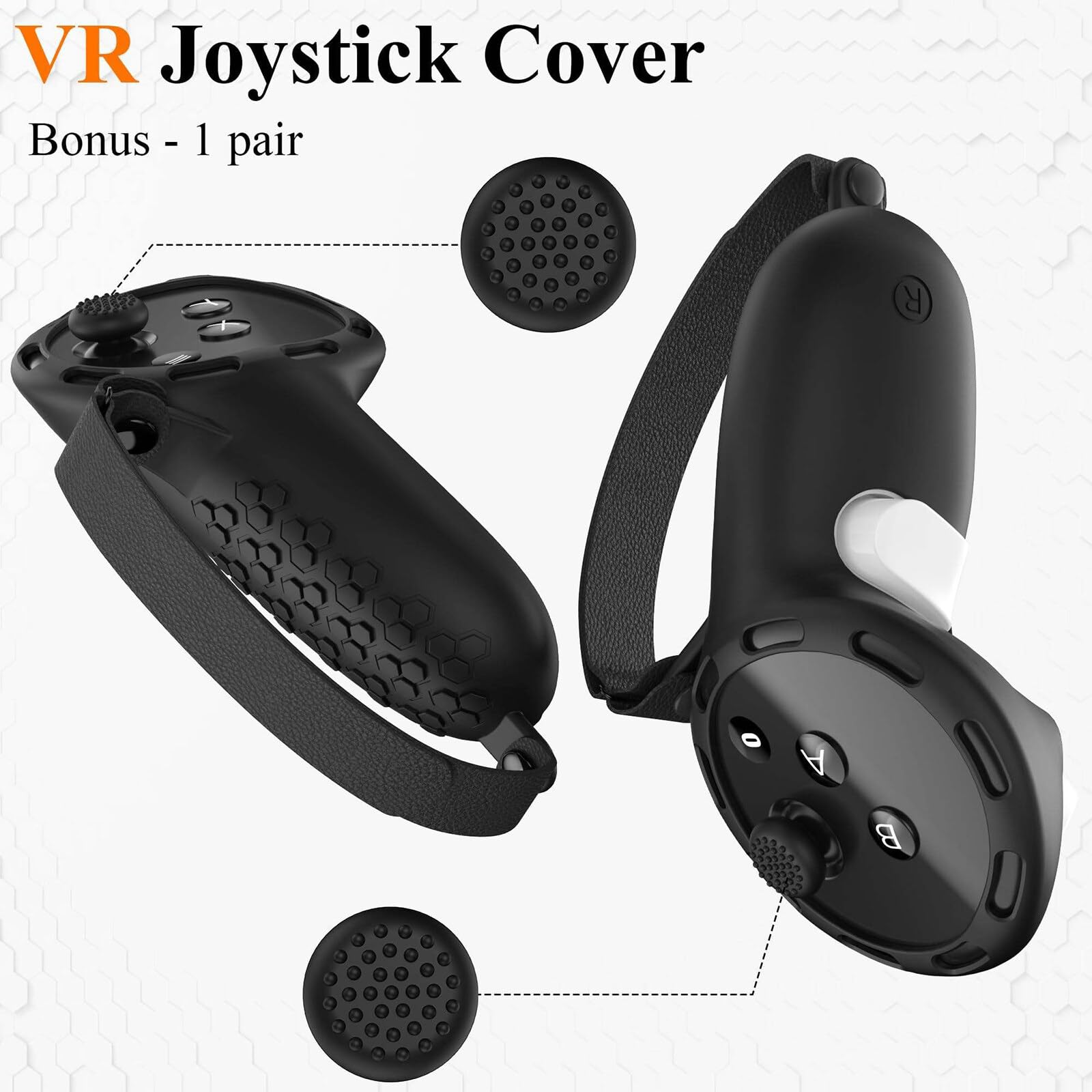 Ensemble de coques en silicone pour Meta Quest 3,Accessoires pour Meta Quest 3,Silicone pour Les articulations,une coque de protection pour manette de réalité virtuelle