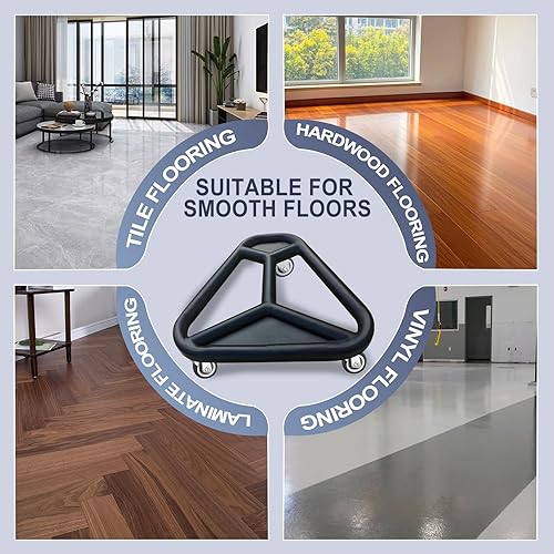 Miniatura 5 de HOTWAVE Rueda de rodillo de abdominales para entrenamiento de núcleo, equipo de ejercicio abdominal extra ancho para abdominales, brazos y espalda,