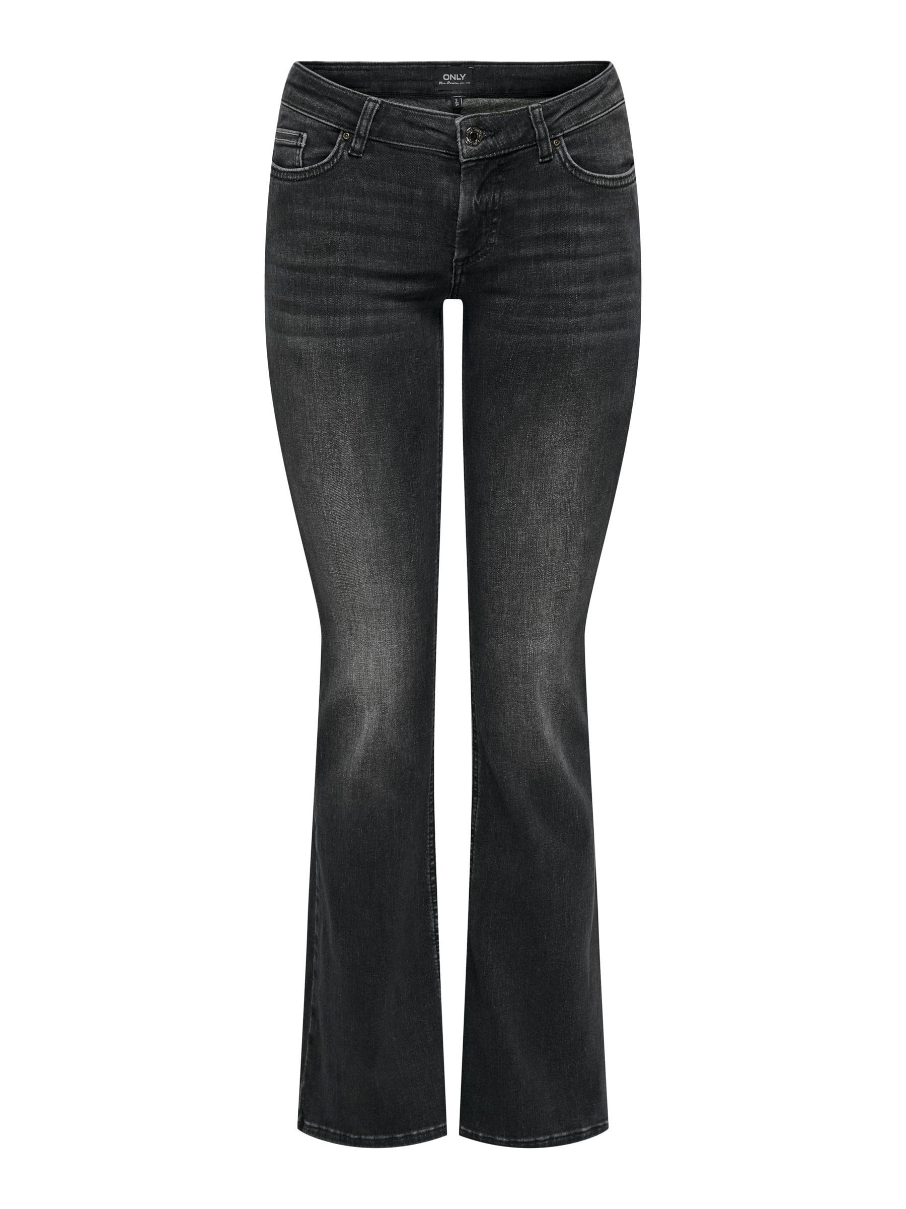ONLY Female Flared fit Jeans ONLBLUSH Mittlere Taille Flared Jeans
