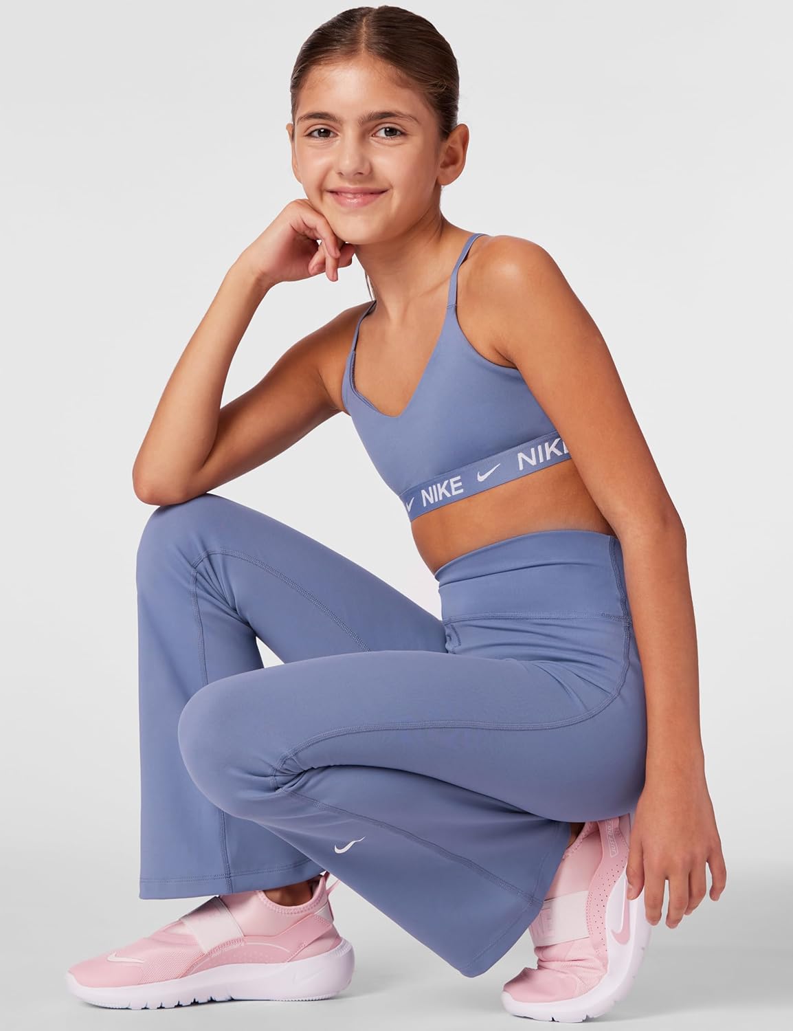Nike Girls' One Dri-FIT Flared Leggings - Image 4