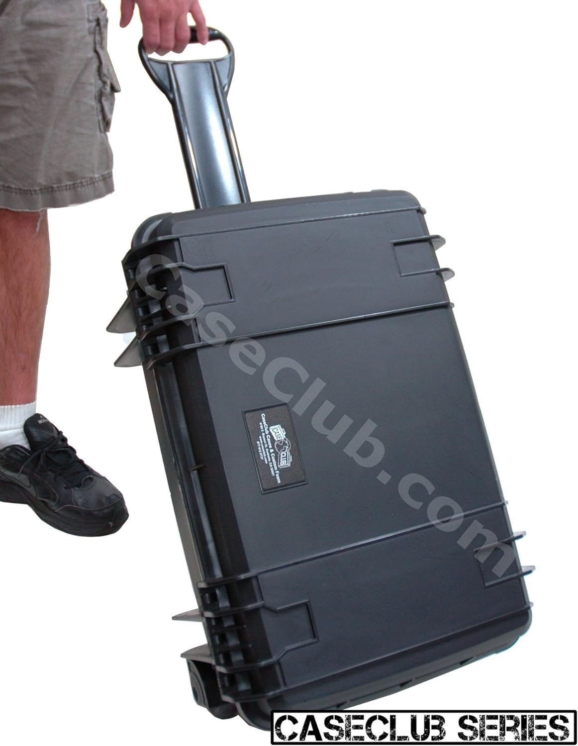 Case Club 5 Revolver/Semi-Auto Pre-Cut Waterproof Case with Accessory Pocket & Silica Gel to Help Prevent Gun Rust