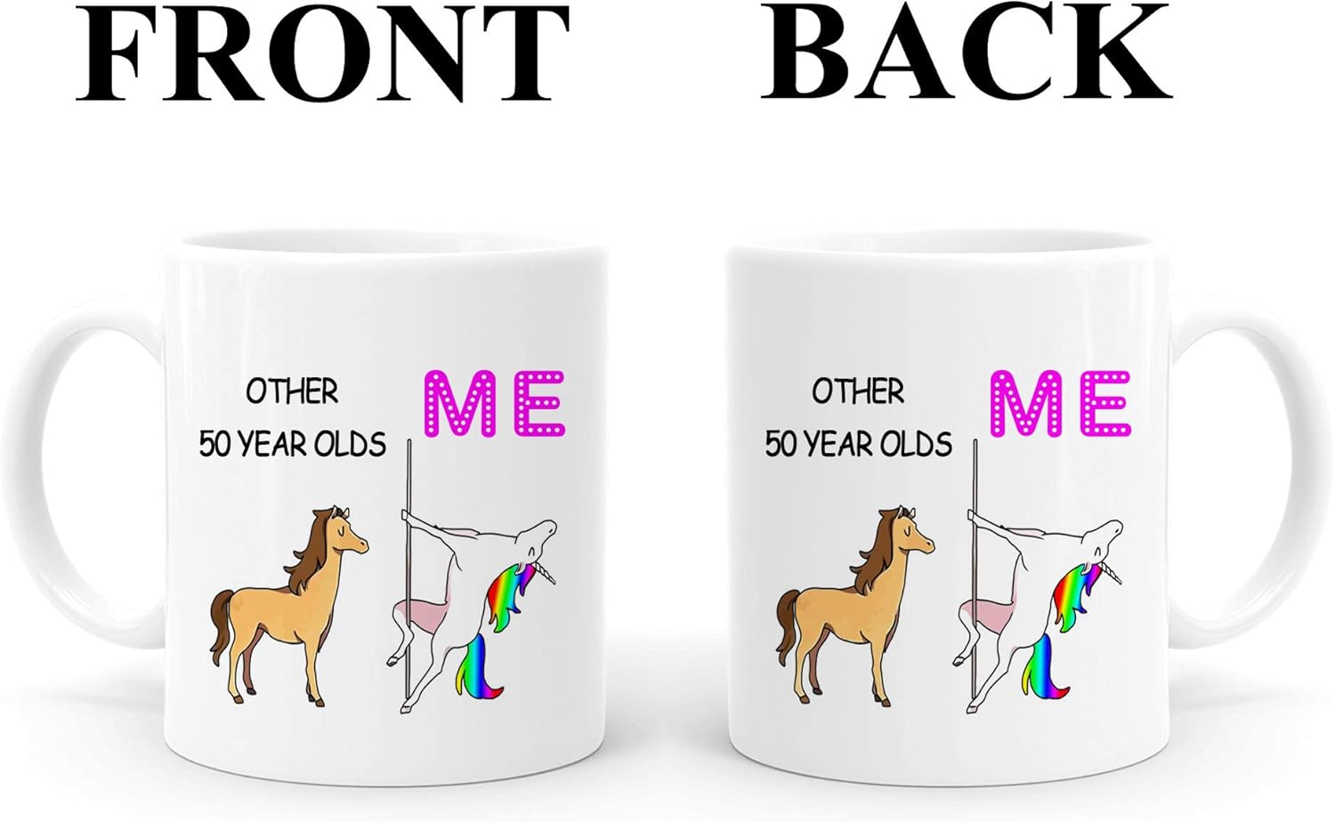 Black Friday Sale 2022 Funny 50th Birthday Gifts for Women, 50th Birthday Mug, 1972 50 Year Old Birthday Gifts, Happy 50th Birthday Gag Mugs for Her, Friend, Mom, Sister, Wife, Coworker,11 Ounces (Me)