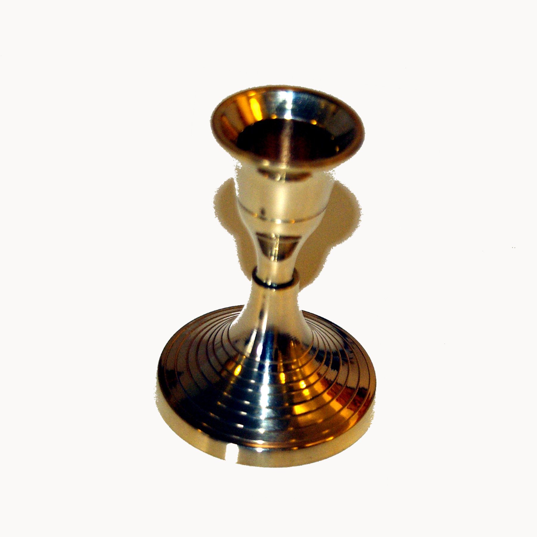 2er Set Kerzenhalter Aus Messing - Elegant & Schlicht Für Kamin, Tisch & Deko