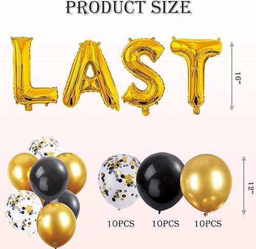 Miniatura 3 de Decoraciones de despedida de soltero con texto en inglés "Last Rodeo", pancarta de globos de última vaquera, cortinas de flecos dorados, globos de