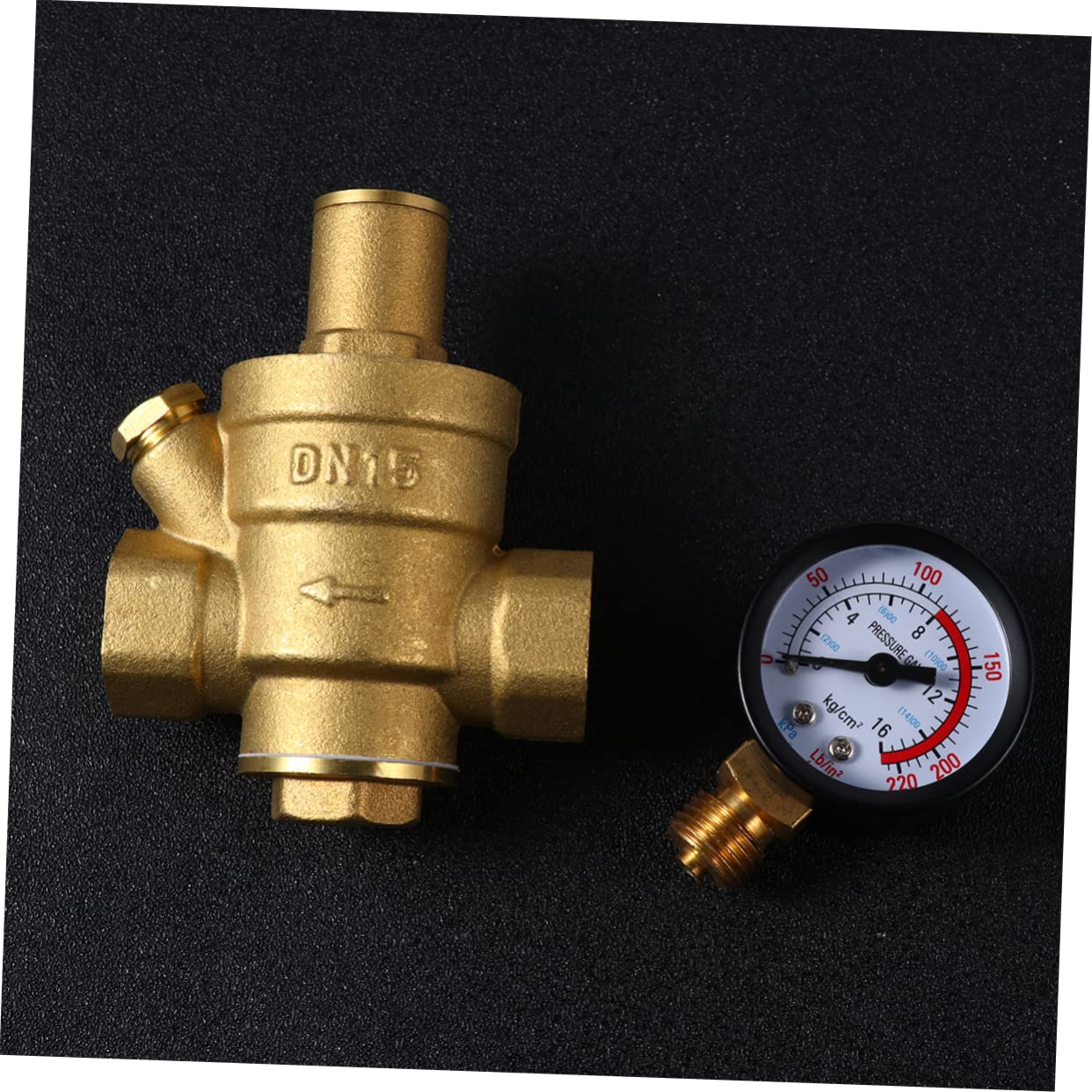 Regulador De Presión De Agua De Latón De Manómetro Para Uso Doméstico Solución Para Flujo Rápido y Protección De Filtros