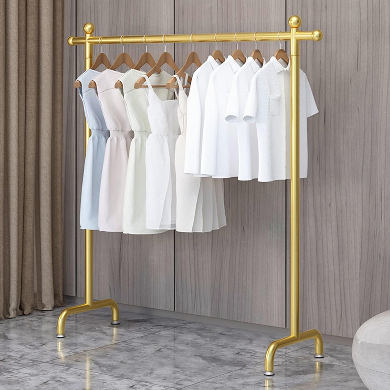 Clothes Rack Clothes Display Heavy Duty Clothes Drying Metal Organizer Storage Rack Clothes Rack Standing Heavy Duty Metal Coat Hanger Hanging, 120x40x160cm