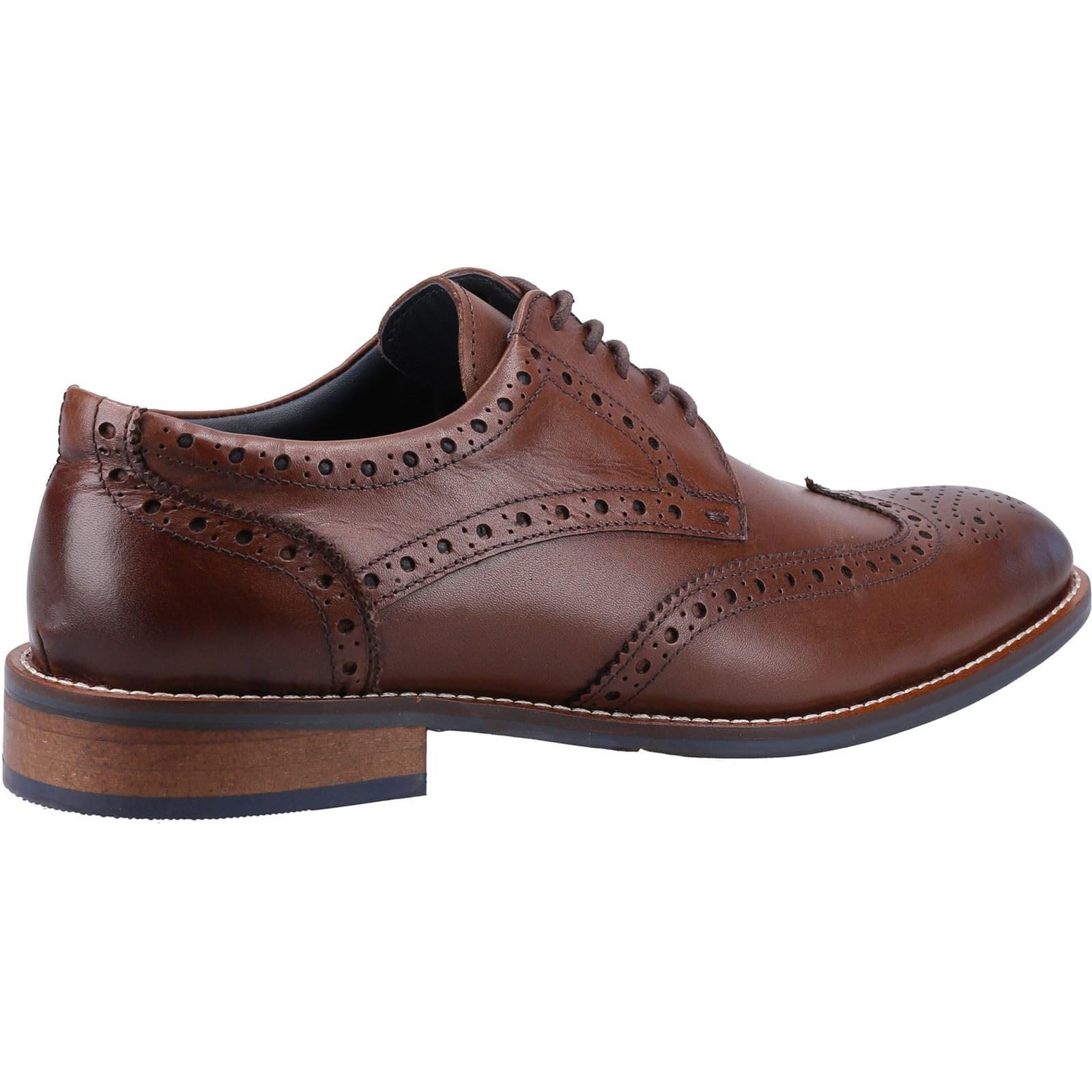 Hush Puppies Męskie buty Dustin Brogue, Choc, 44.5 EU