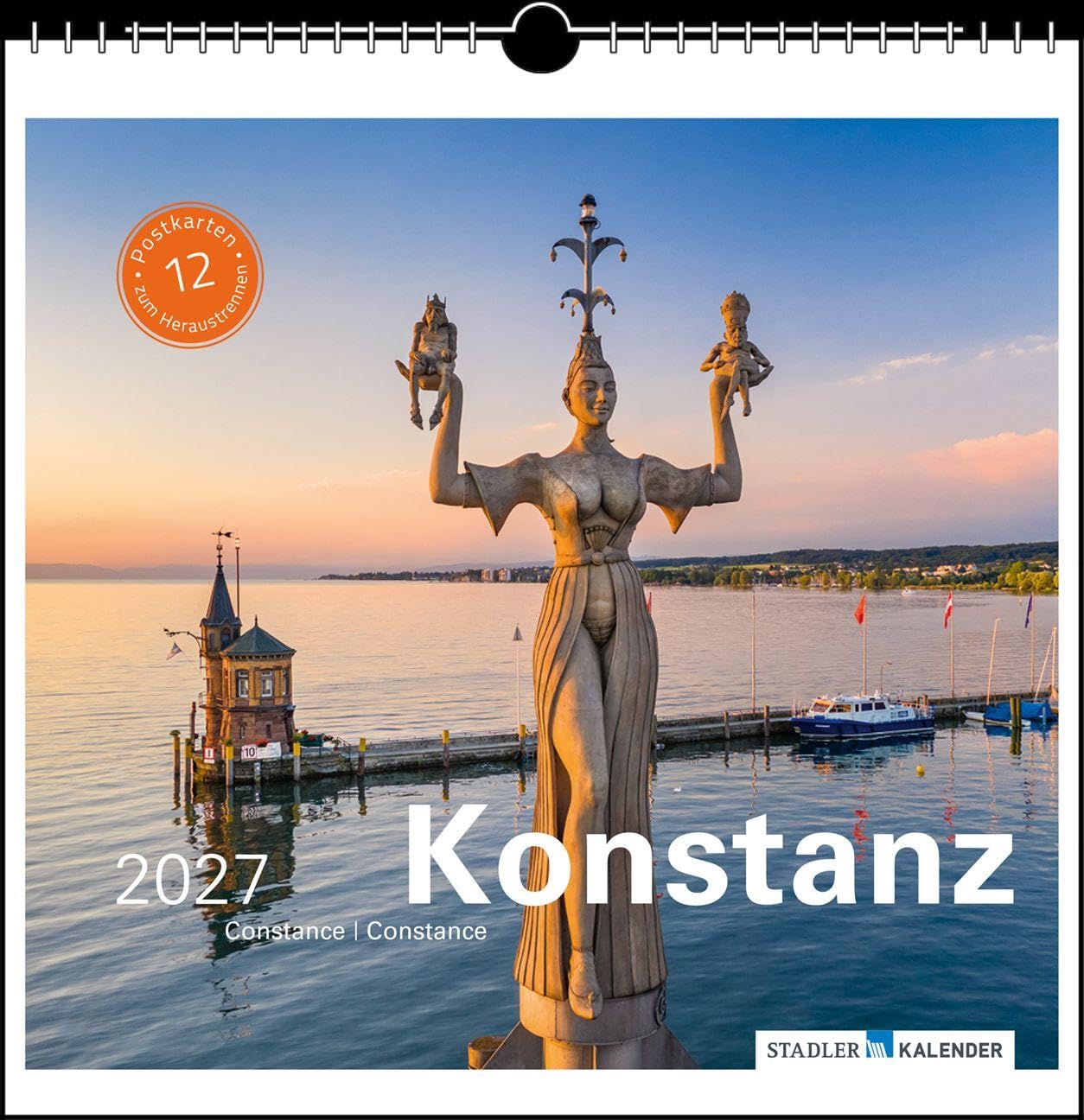 Stadler Kalender Konstanz 2027: Postkarten-Tischkalender