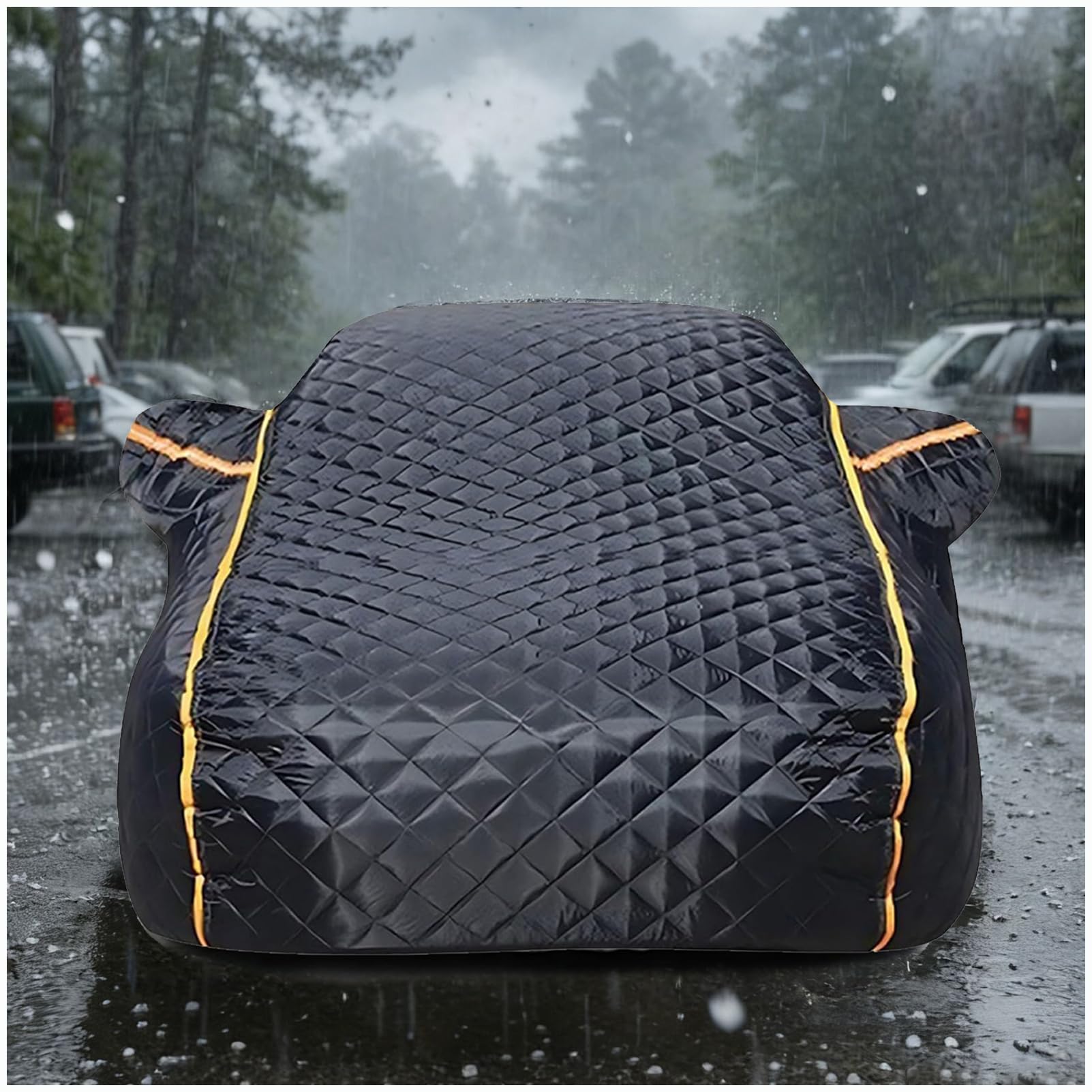 Anti-grêle Bâche Voiture Extérieur pour Honda HR-V SUV 2023-2025,Housse de Protection Grêle Étanche Respirante Résistant Sable Pluie Neige,Adapté à Toutes Les Saisons