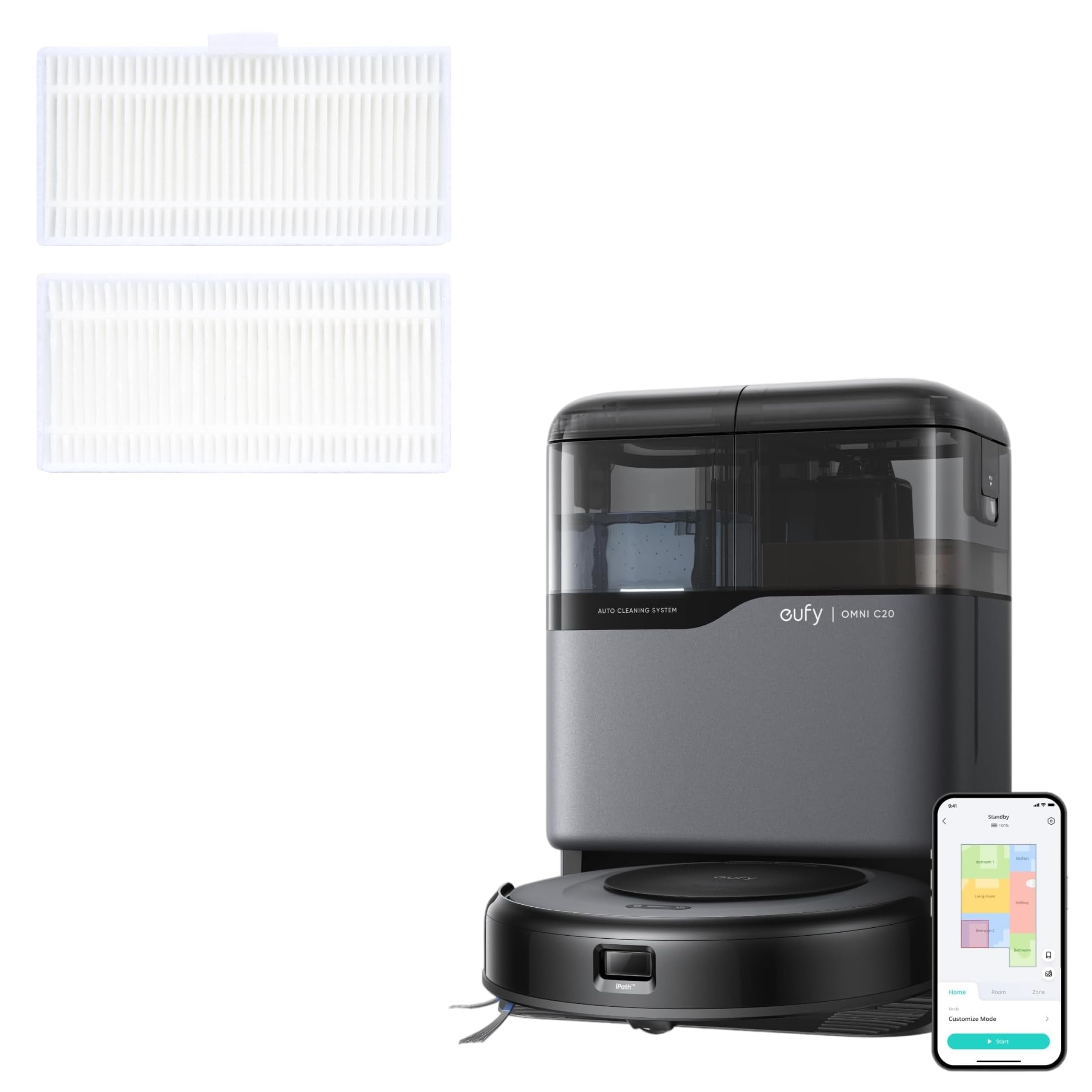 Amazon.com - eufy Robot Vacuum Omni C20 with All-in-One Station