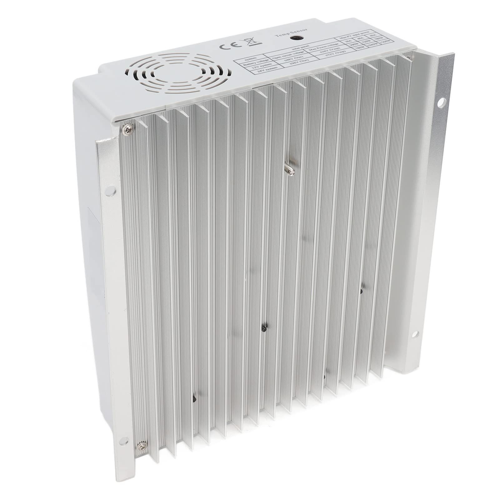 MPPT-Solarregler, 60 A, Hocheffizienter Solarregler, Maximale Eingangsleistung 100 V, für Solar-Wohnmobil-Haushaltssysteme, Aluminium, 7,68 X 7,48 X 2,95 Zoll