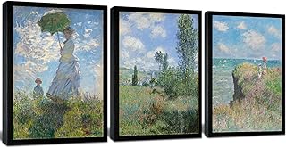 12 Bathroom Counter Ideas for Clean Organized Stylish Surfaces 131 Woman with a Parasol by Claude Monet Canvas Wall Art, Oil Painting Impre...