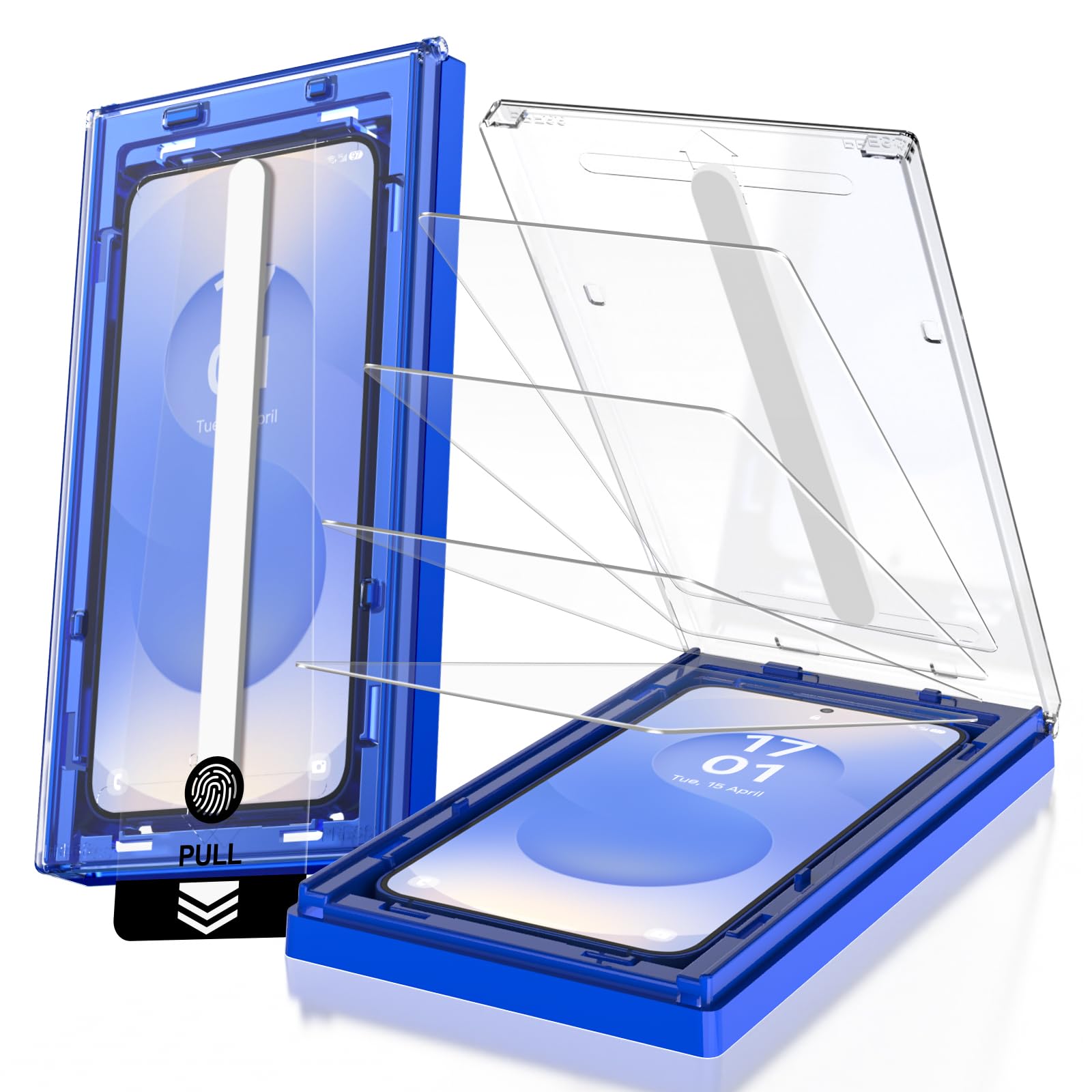 EZ-GLAZ-4 Pack for Samsung Galaxy S25/S24 Screen Protector [6.2"]