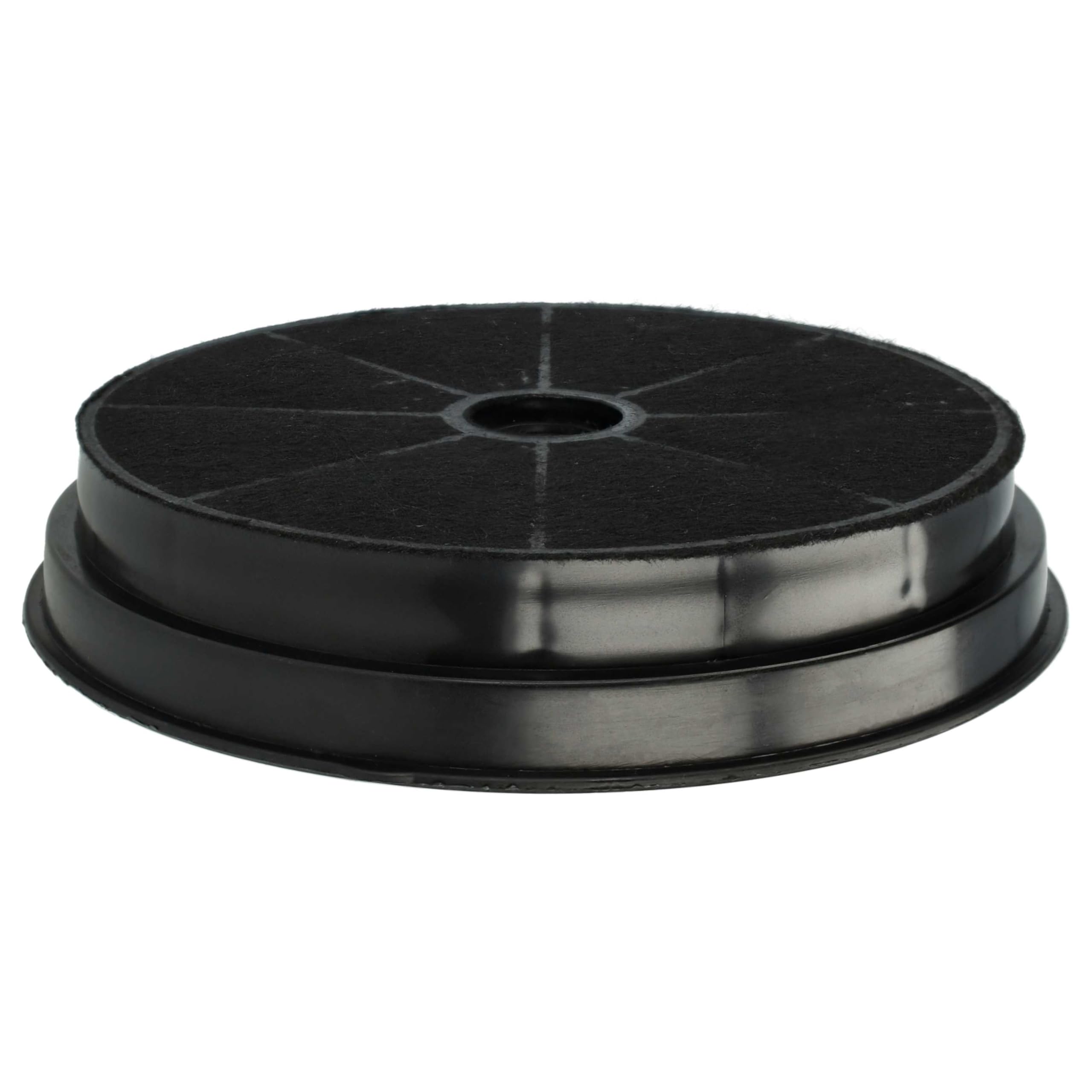 vhbw 4 x filtr z węglem aktywnym kompatybilny z Beko BNO 90 I, CCP 6460 X, BNO 62 I, CCP 8480 X, CWB 6435 X, CWB 9438 X okapy kuchenne-19 cm