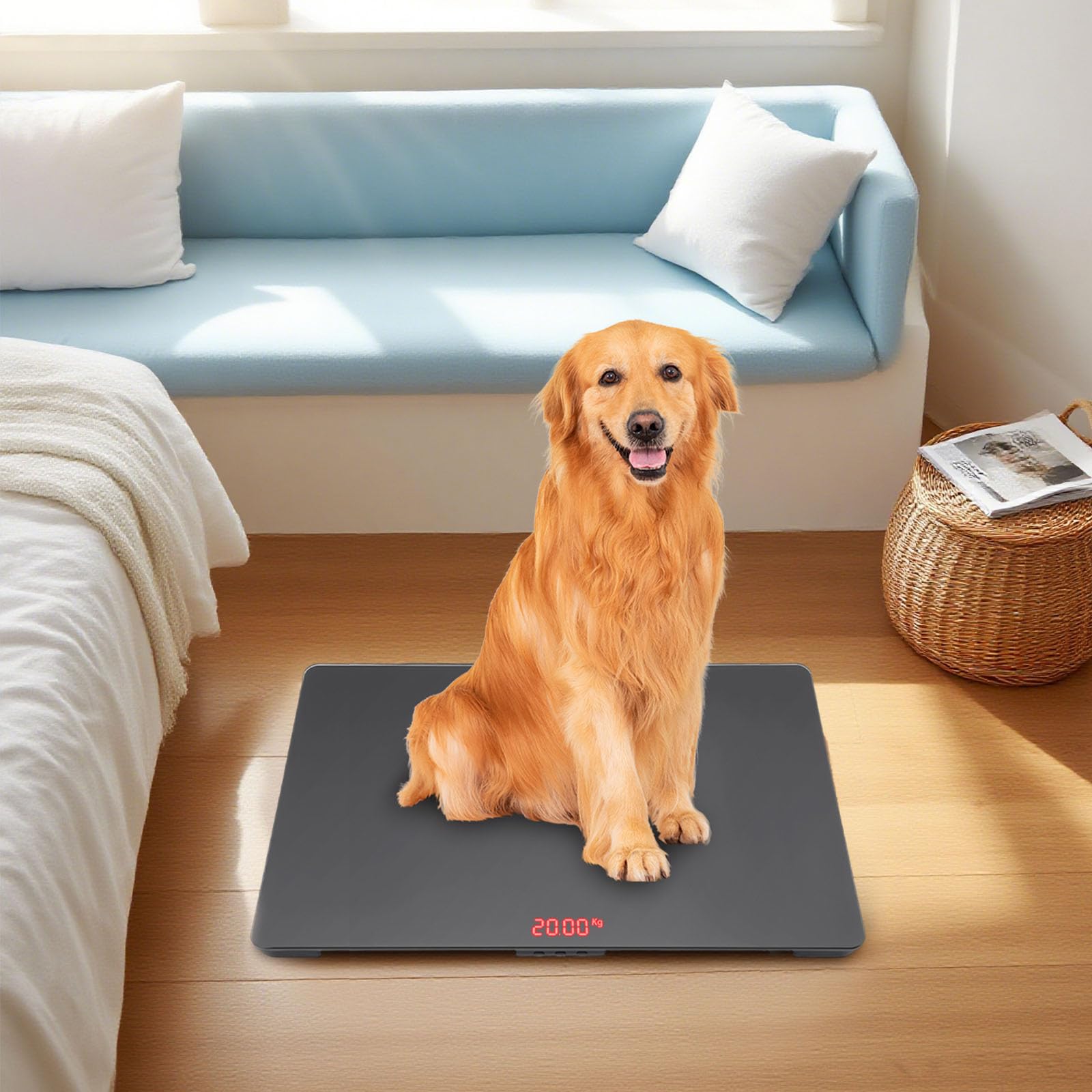 Digitale Tierwaage, 100 Kg, Tierwaagen-Plattform, Für Katzen Und Kleintiere