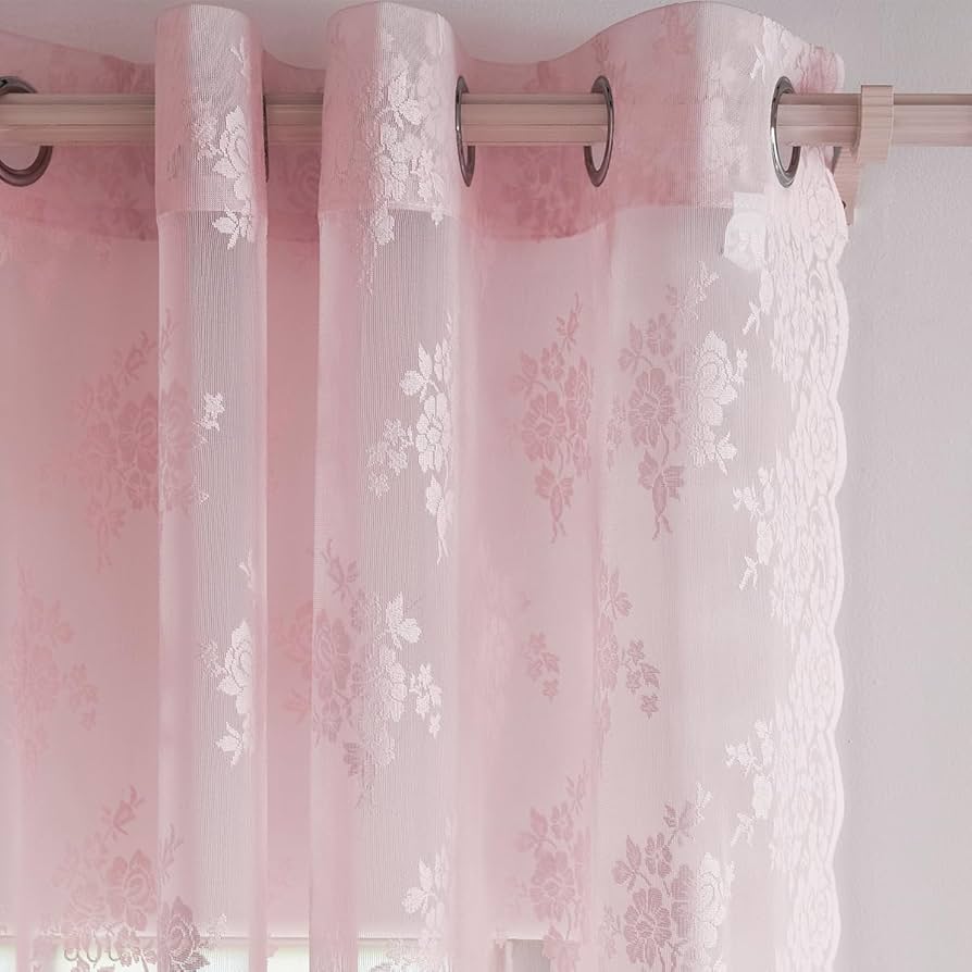 Bagaille Curtain ★ PINK Best Home Fashion New Pink Solid Grommet Room Darkening