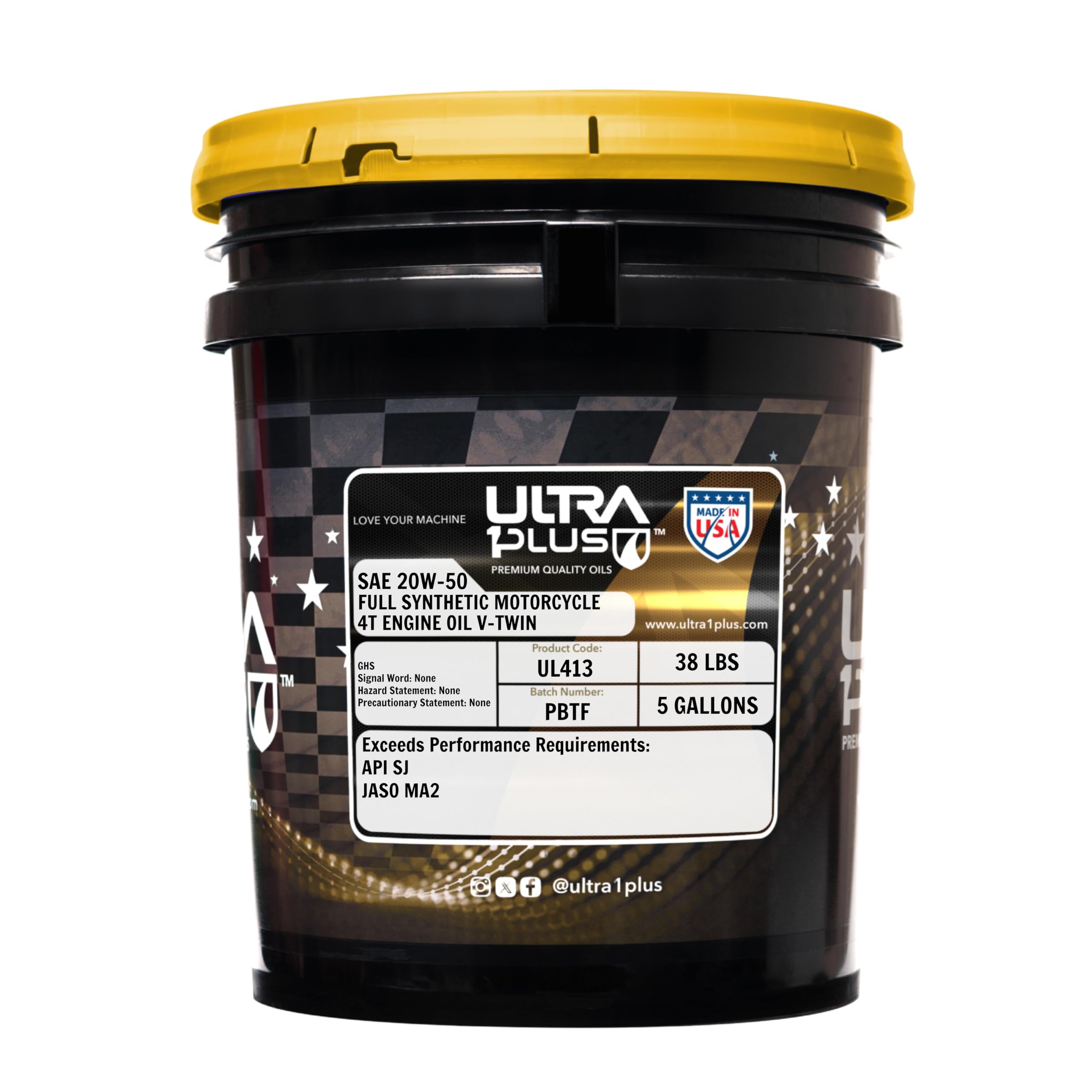Amazon.com: Ultra1Plus SAE 20W-50 Full Synthetic Motorcycle