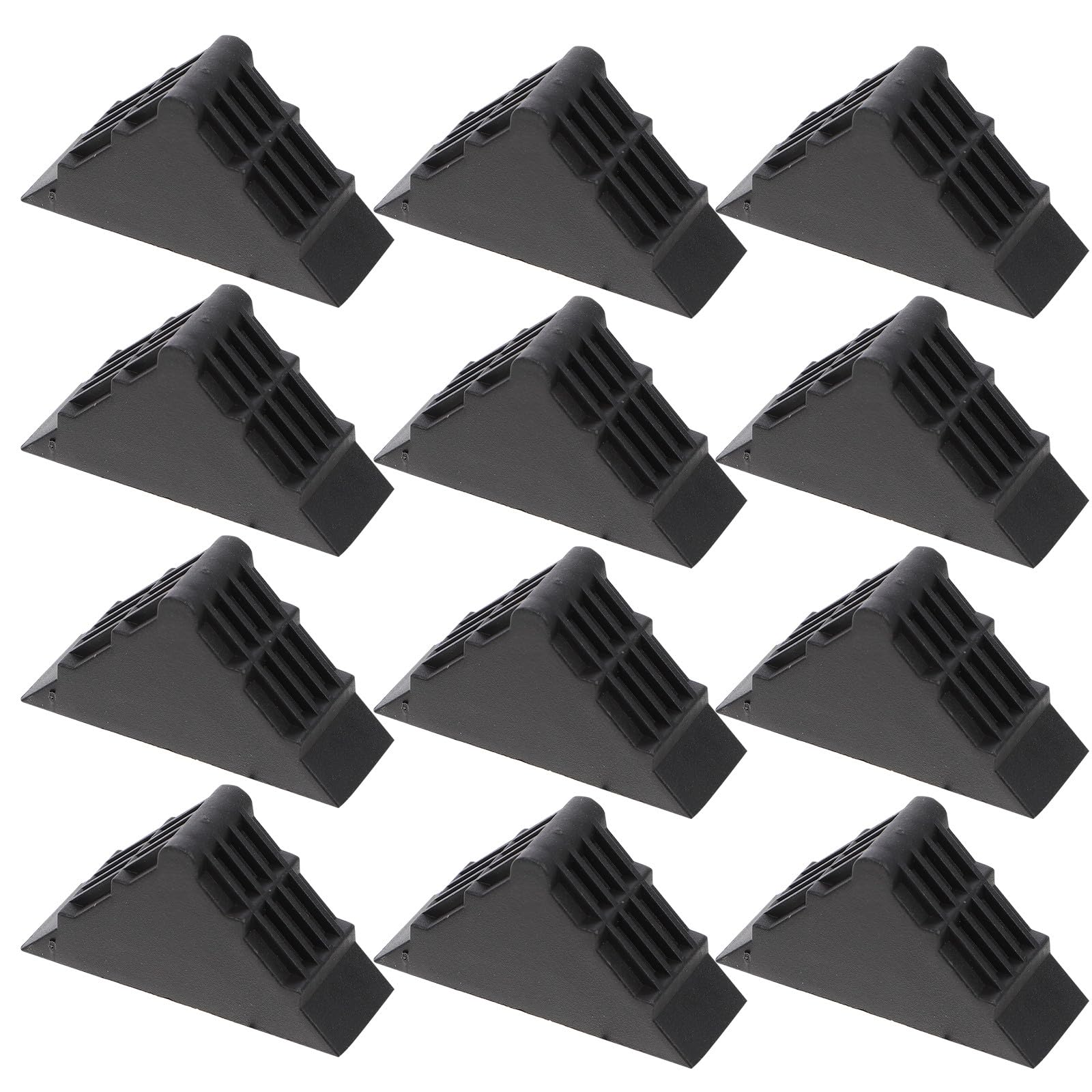 Protections d'angle en plastique noir pour un déménagement serein de vos cadres