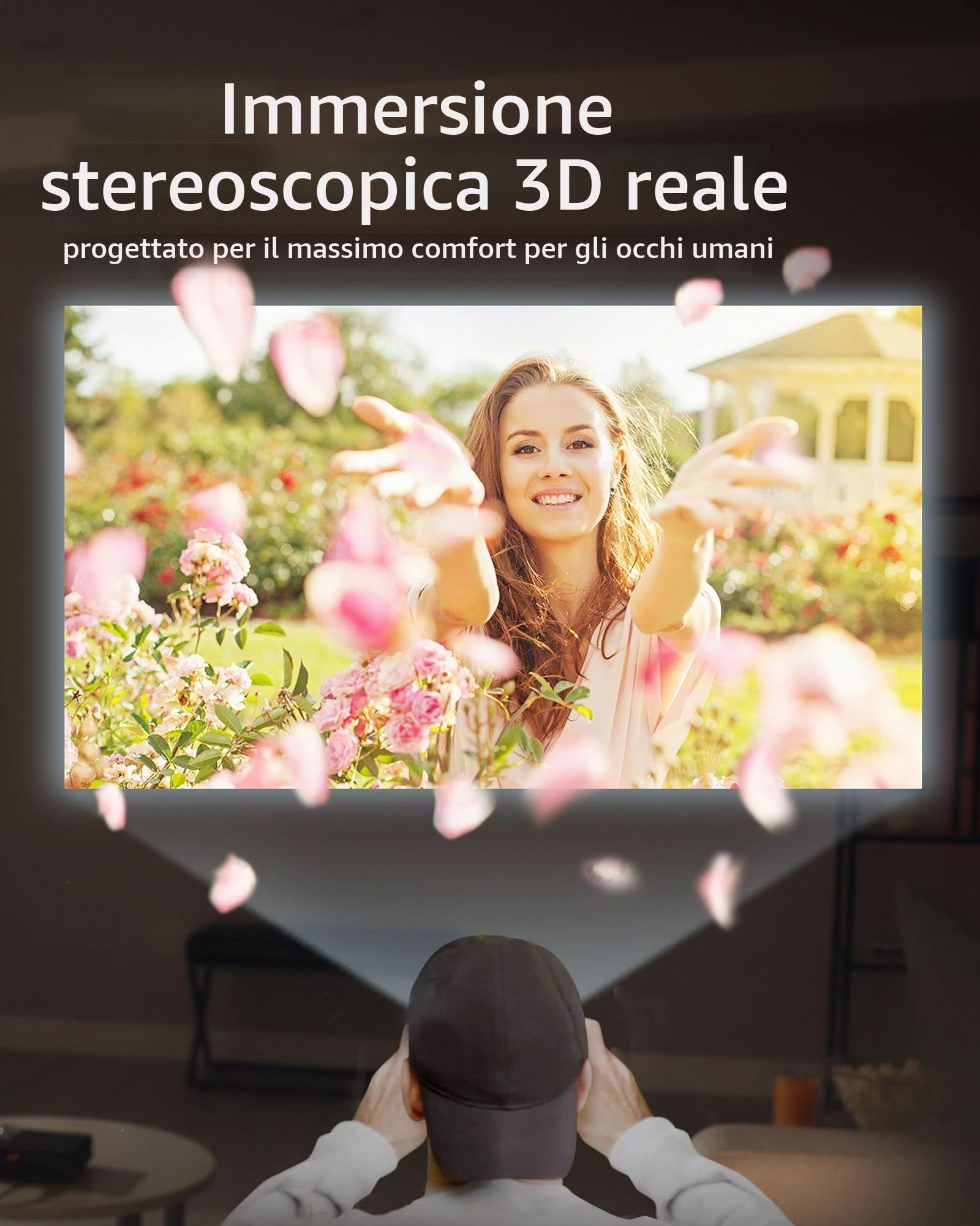 KanDao QooCam Ego - Telecamera VR 3D integrata con visualizzatore, video 4K 60 fps, display istantaneo stereoscopico, per viaggi, feste, dispositivo creato da contenuti VR, occhiali AR compatibili