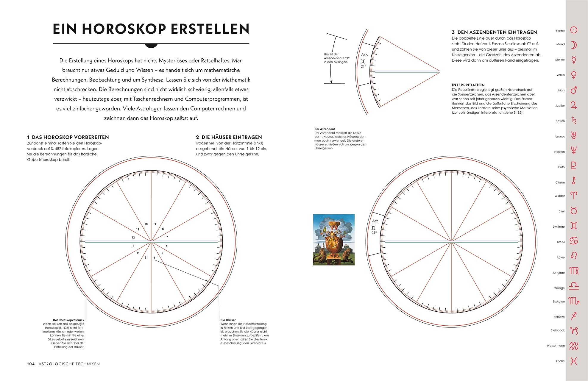 Parkers Astrologie: Grundlagen, Tierkreiszeichen und Planeten Standardwerk