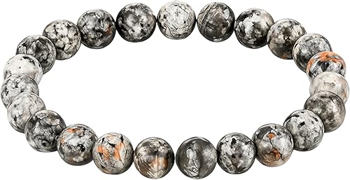 Miniatura 312 de Amazing Gemstone Pulsera de cristal para mujeres y hombres, pulsera de cristal curativo de protección, pulsera elástica con cuentas de piedras