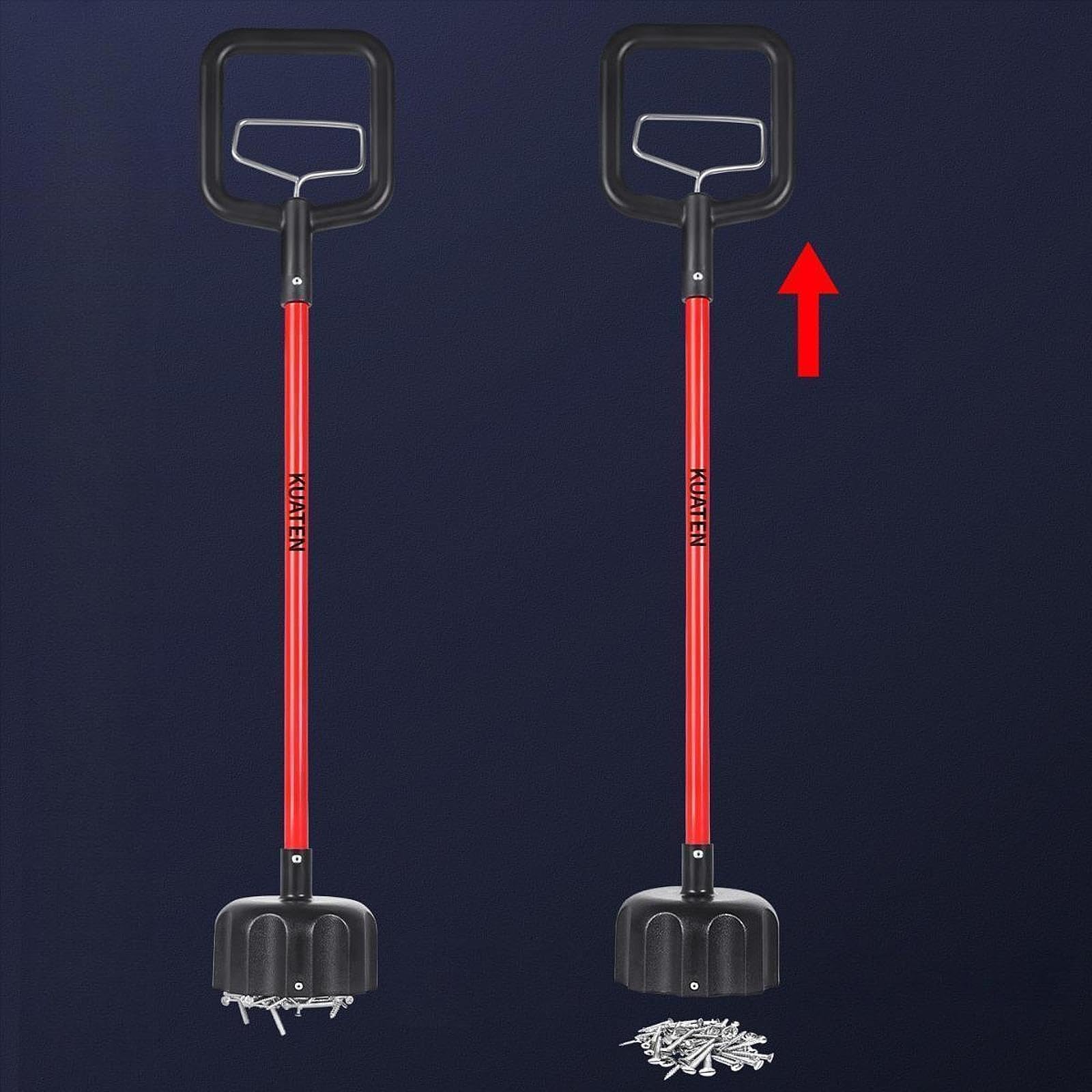 Aspirateur Magnétique à Long Manche, Balai de Jardin pour Enlever Les Débris