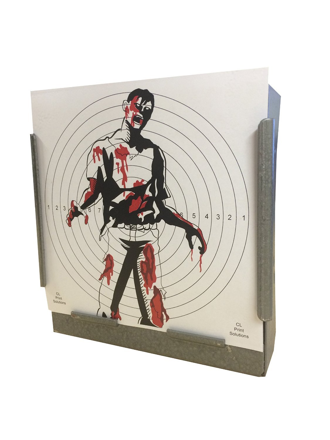 170GSM 100 x 14cm SG FULL COLOUR Zombie Card Targets Air Rifle Pistol 14cm16