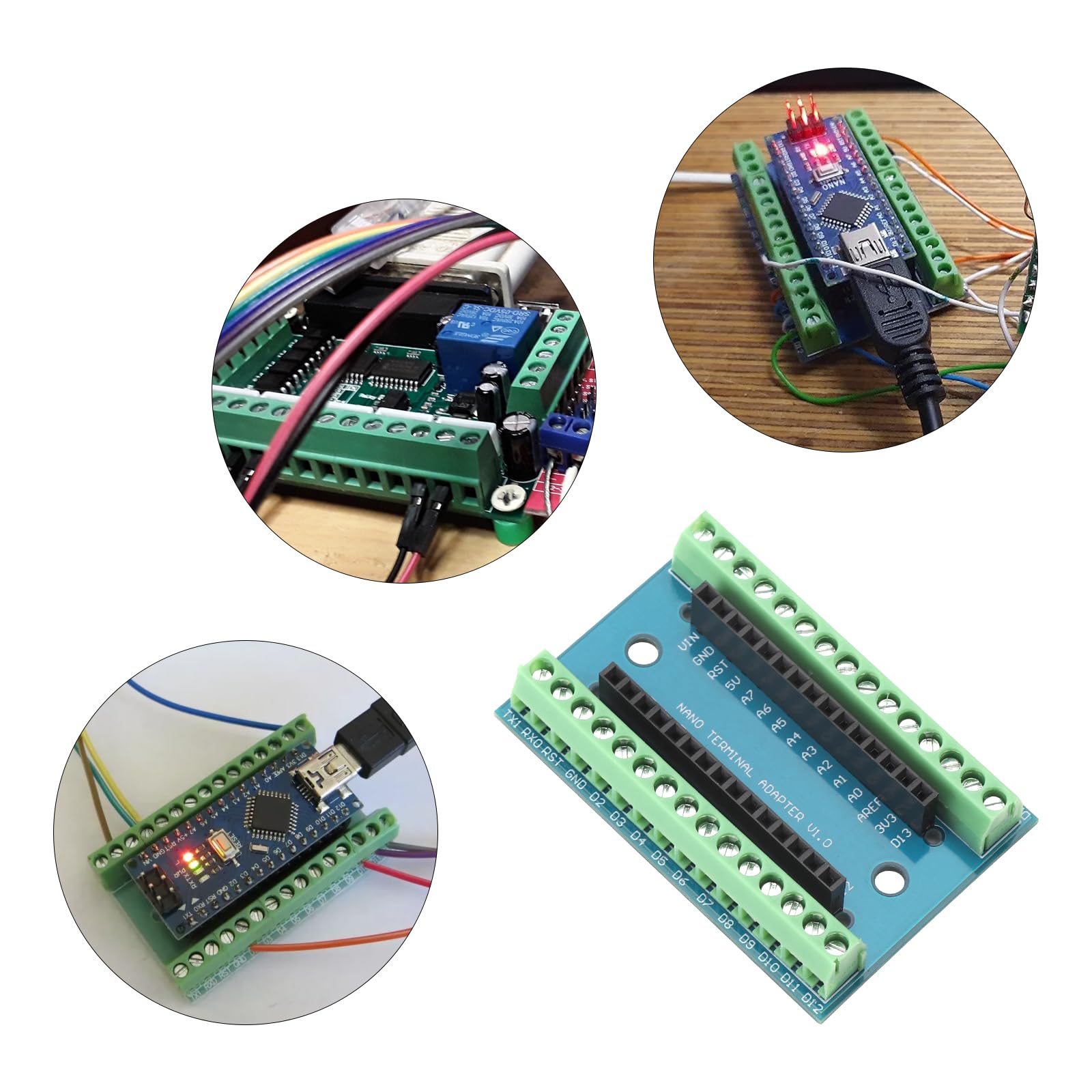 HENGBIRD Scheda di espansione Nano shield, Nano IO V1.0, semplice scheda compatibile con Arduino