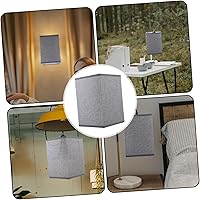 Vista 7 de Pantalla de lámpara de tela de repuesto con clip cuadrado para lámpara de araña, pantalla de tambor de tela, cubierta de luz para lámpara de mesa