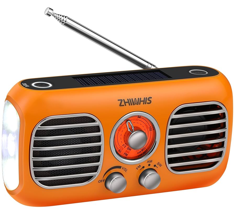 Amazon.co.jp: ZHIWHIS 防災ラジオ ファン付き AM/FM/短波
