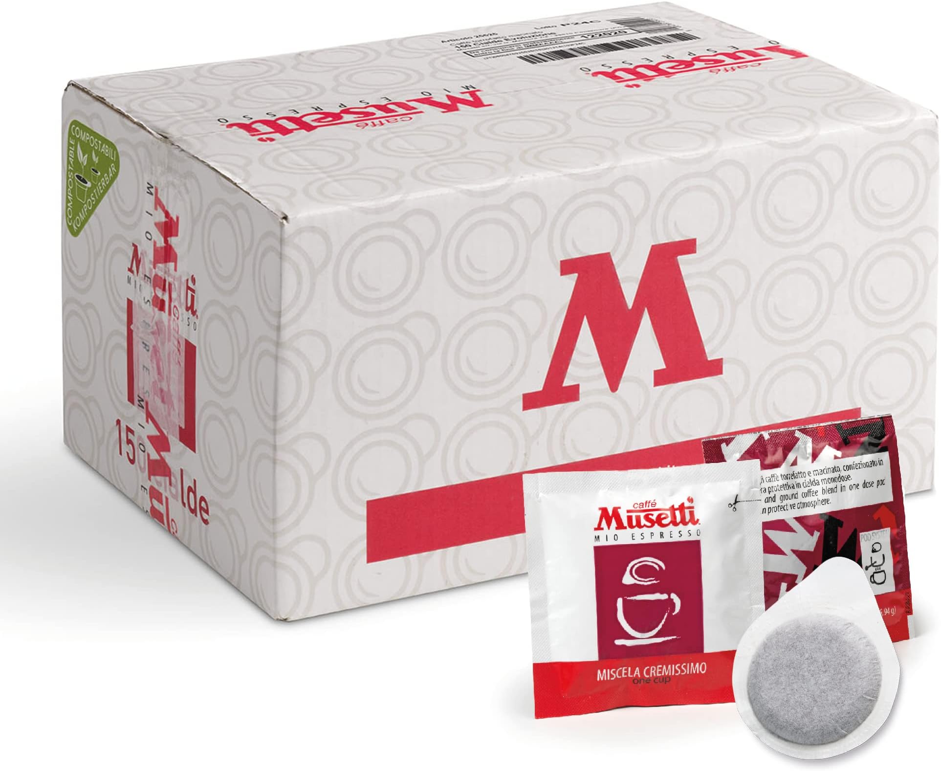 MUSETTI - Coffee PODS CREMISSIMO 150 PCS.