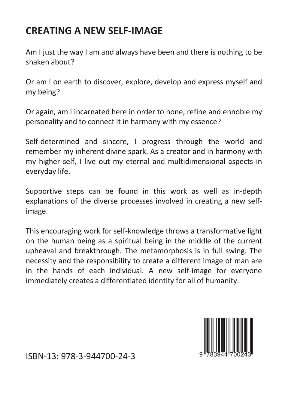 CREATING A NEW SELF-IMAGE