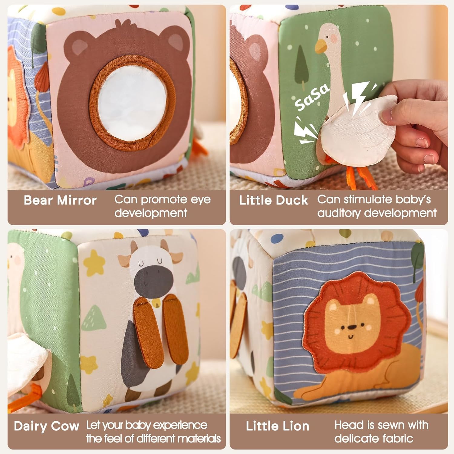 Youuys Baby Tissue Box Toy for Babies 6-12 Months, Montessori Toys Baby Tissue Box Sensory Toys for 1 Year Old - Image 4
