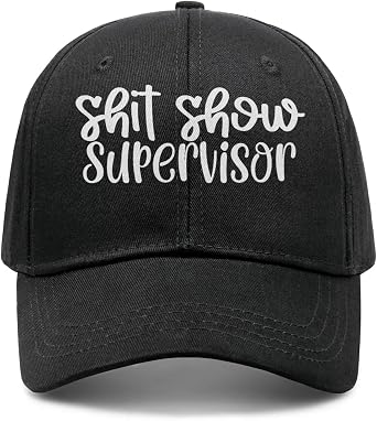 Shit Show Supervisor Hat Shit Show Supervisor Cap Baseball Cap Trucker Hat