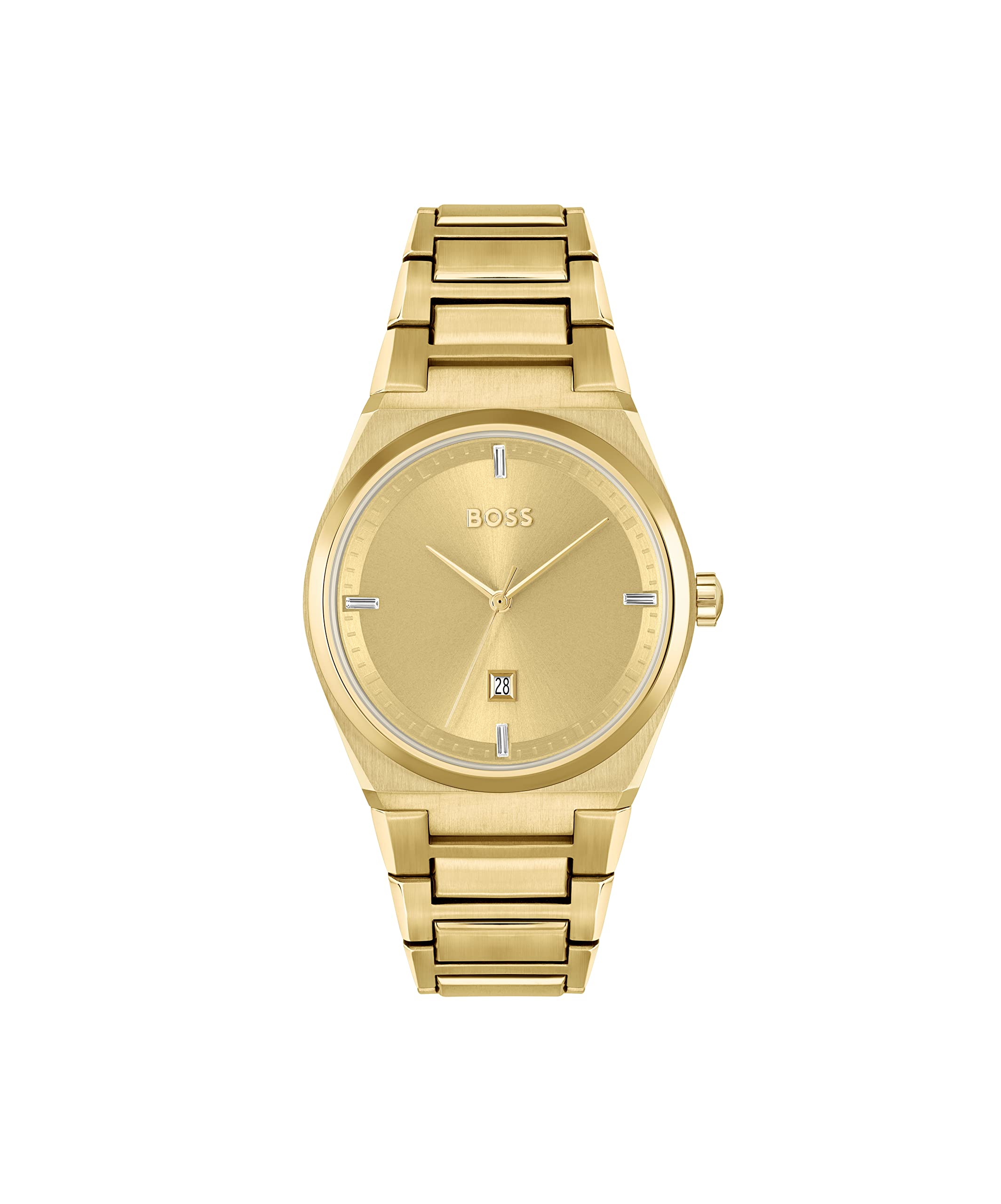 BOSS Analogue Quartz Watch for Women with Gold Colored Stainless Steel Bracelet - 1502672