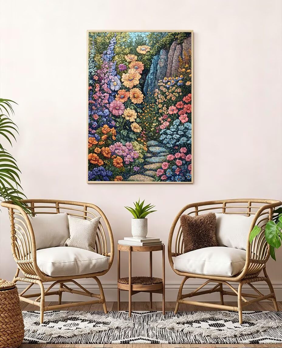 Puzzle 3000 Teile, Farbe Blumen Puzzle Erwachsene 3000, Klassische Puzzles, Geschicklichkeitsspiel, Puzzlespiele für Die Ganze Familie, Mit Verpackung, Dekoration Puzzles Geschenke BXHZW3-96