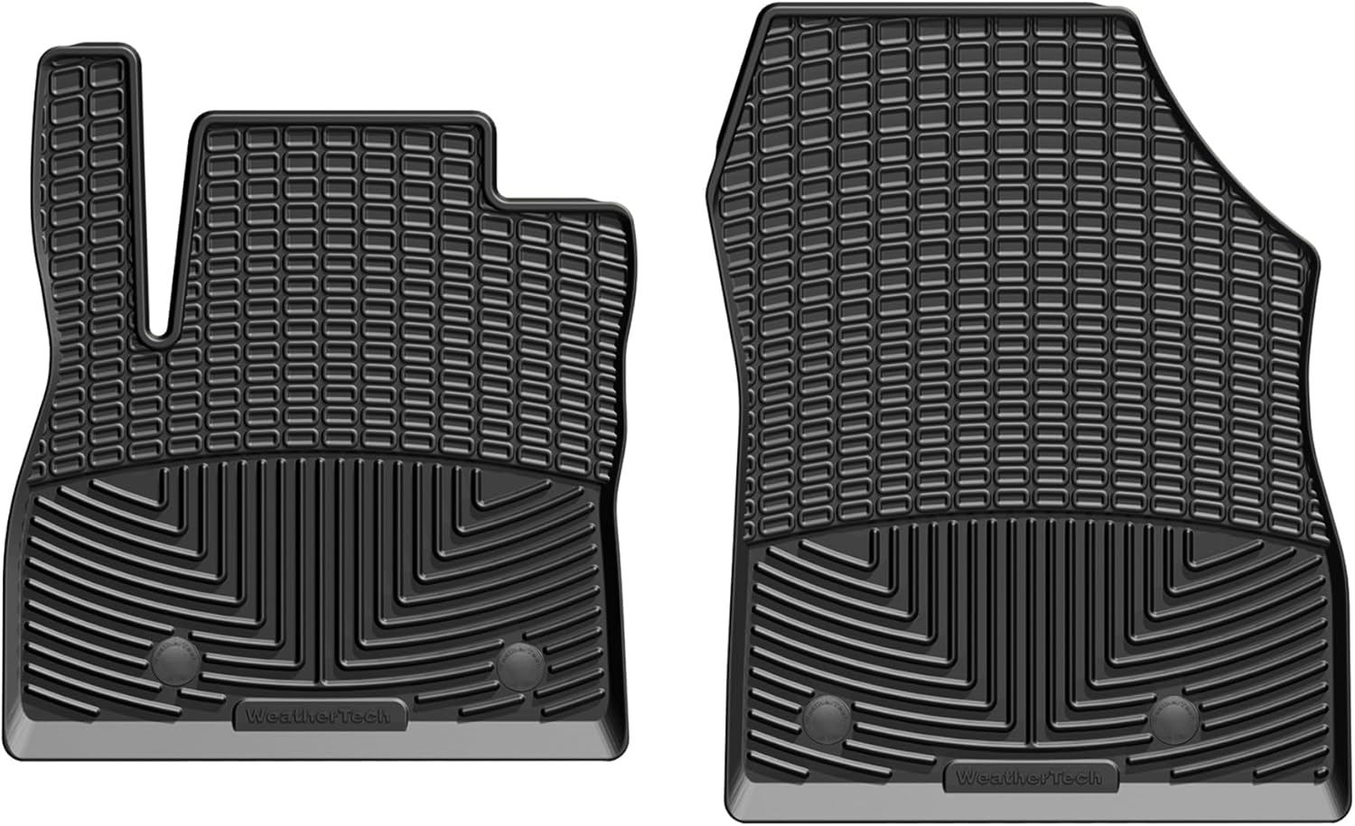 WeatherTech All-Weather Floor Mats for Chevrolet Cruze 1st Row (W386), Black