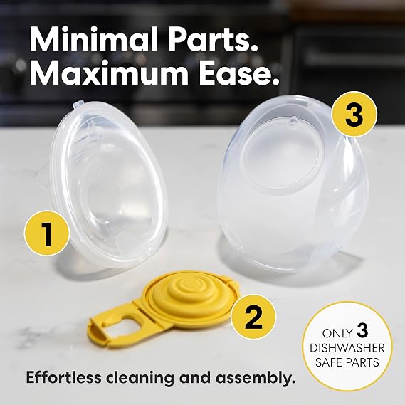 Medela Freestyle Hands-Free Double Electric Breast Pump with Wearable Cups, Rechargeable Battery, App Connectivity, Portable and Discreet Design
