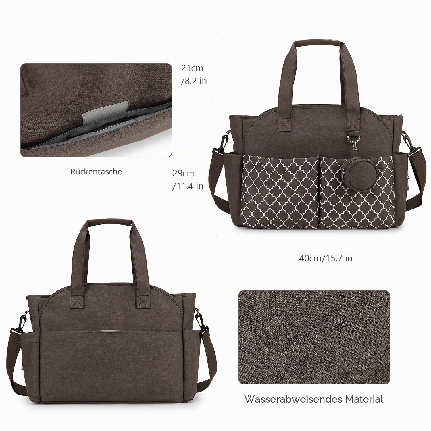 Lmbabter Diaper Bag Wickeltasche