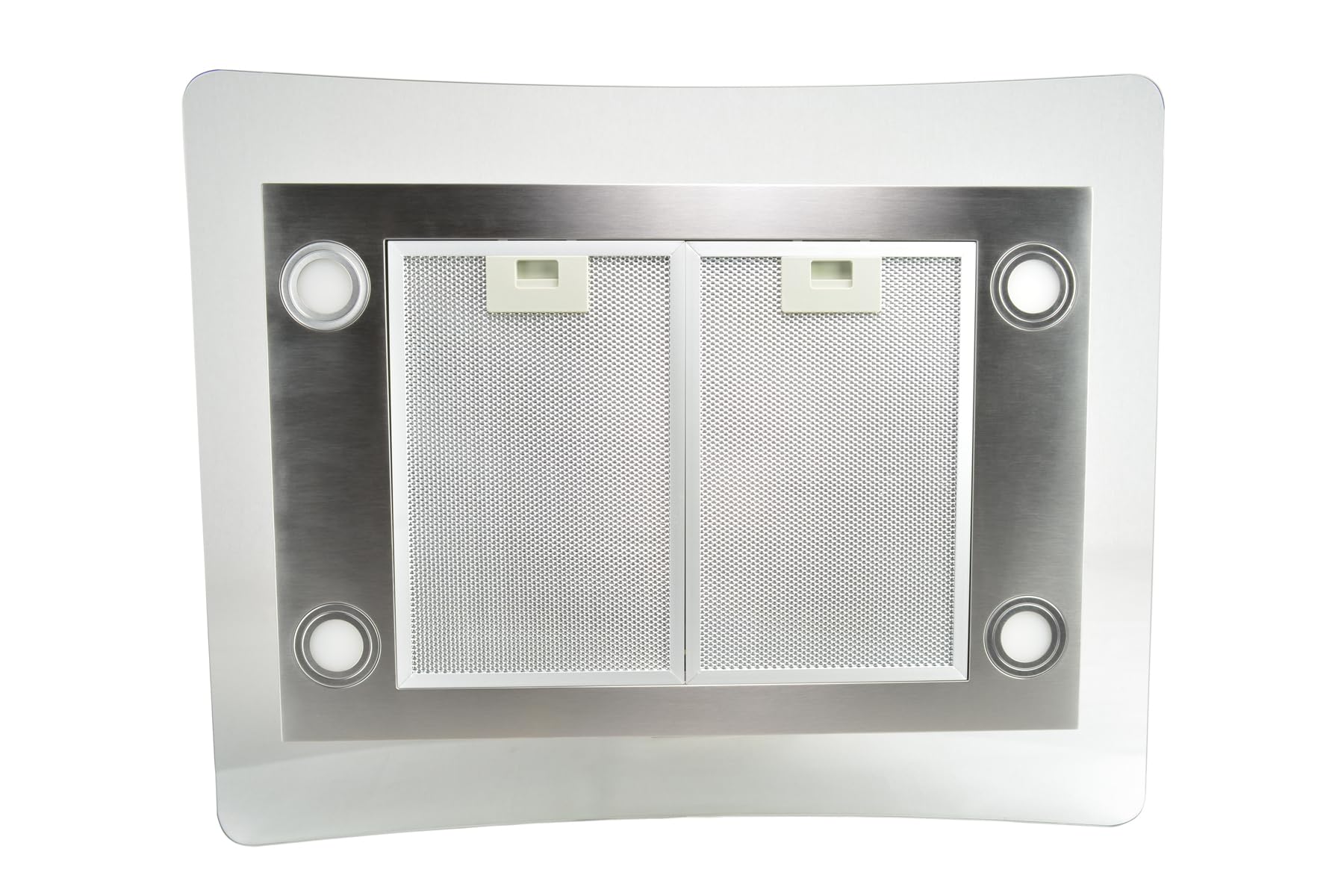 Campana extractora de cocina con luz LED de vidrio templado RH668I de 30 pulgadas | 900 CFM | Rendimiento profesional | Ventilador de escape de 3 velocidades | Conducto convertible sin 6