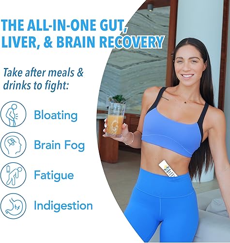 Miniatura 4 de Mezcla de bebida desintoxicante con electrolitos, para hinchazón, recuperación, fatiga, niebla cerebral, probióticos, melena de león, cardo mariano,