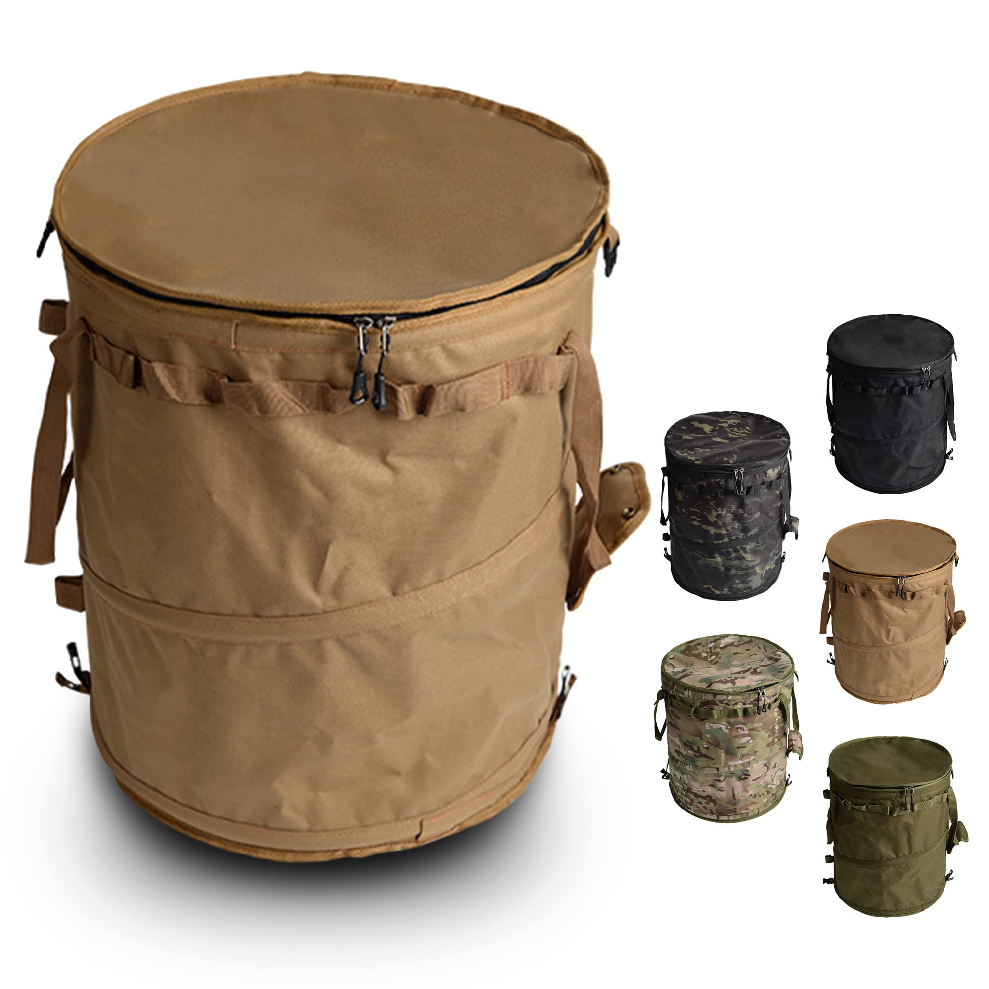 Amazon | キャンプ トラッシュボックス 自立式 ポップアップ ゴミ箱