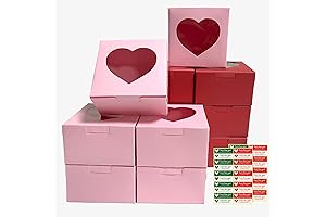 12 Pack Premium Heart Boxes for Valentine's Day and Other Special Occasions