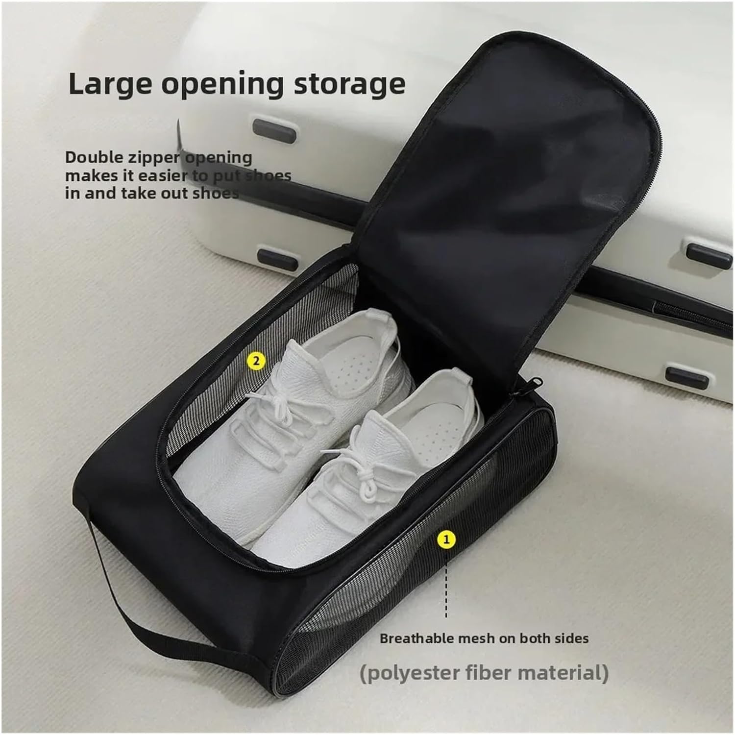 Golf Shoes Bag Shoe Bags for Packing Travel Waterproof Shoes Bag Multi-Functional Sneakers Case for Football Basketball(Pink)